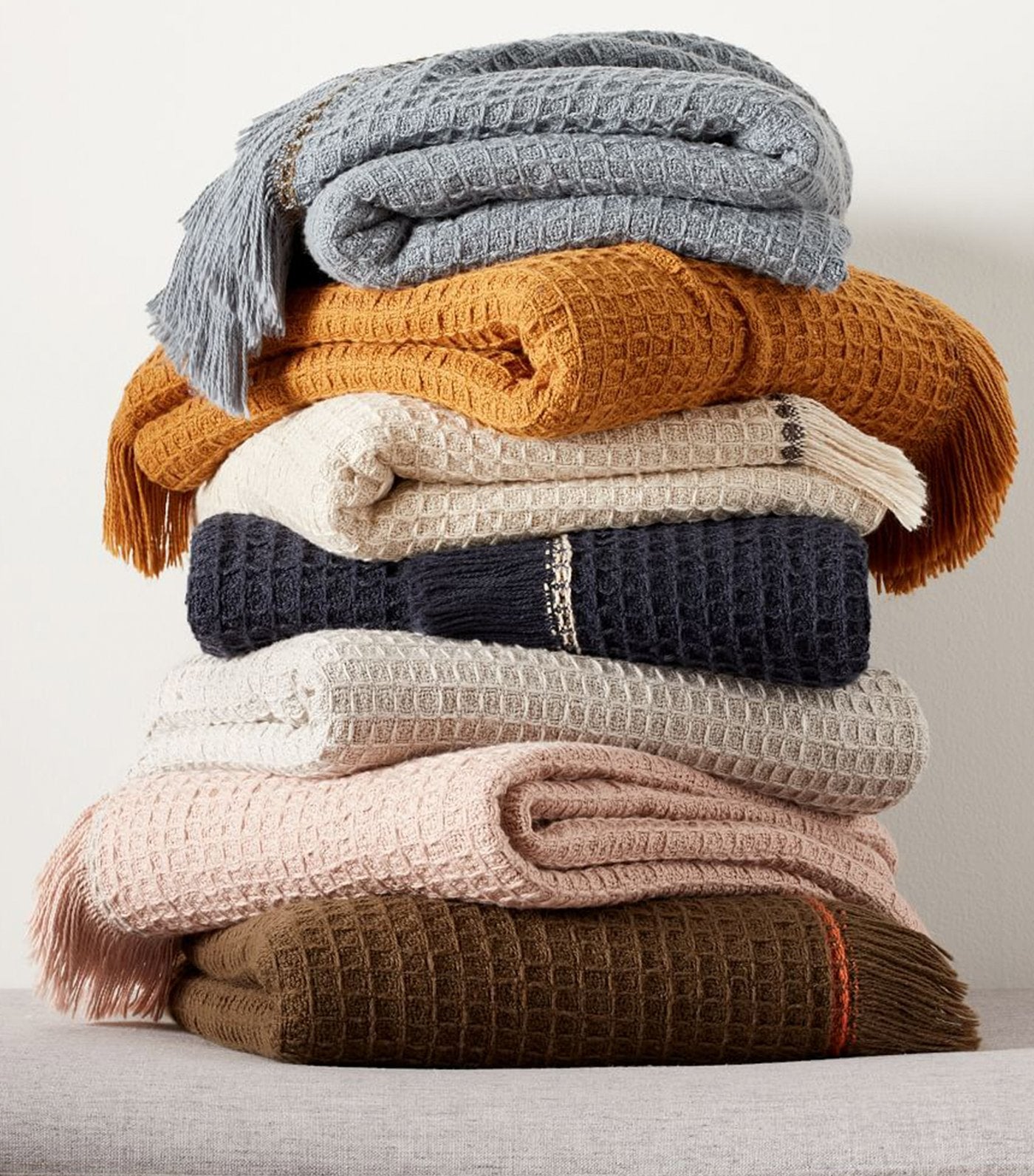 west elm Cotton Waffle Throw