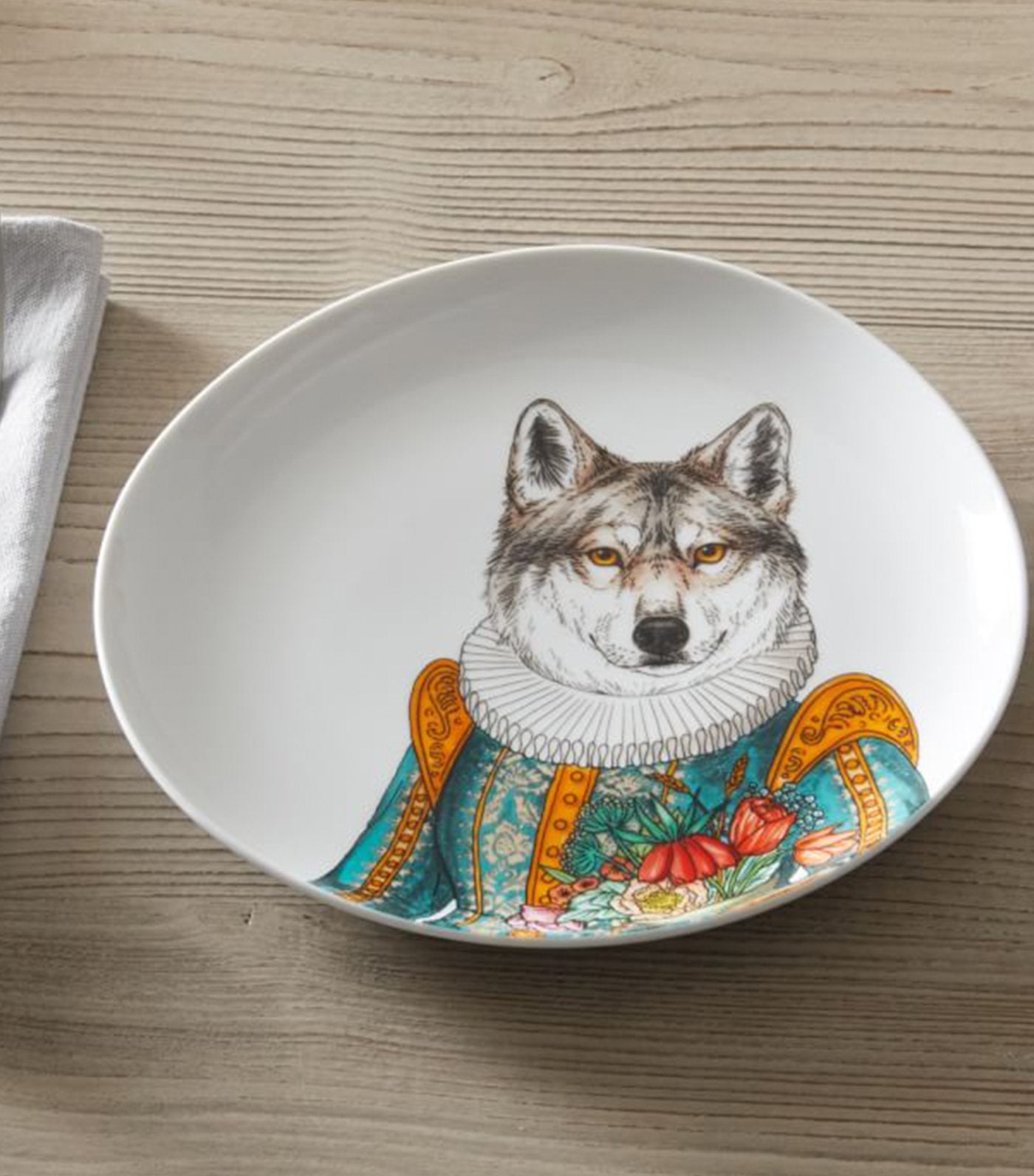 west elm Dapper Animal Renaissance Salad Plates