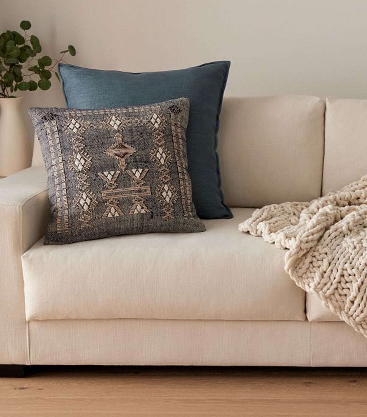 west elm Moroccan Woven Pillow Cover