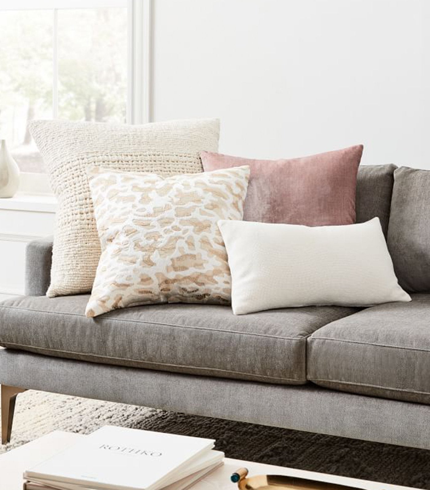west elm Silk Hand-Loomed Pillow Cover