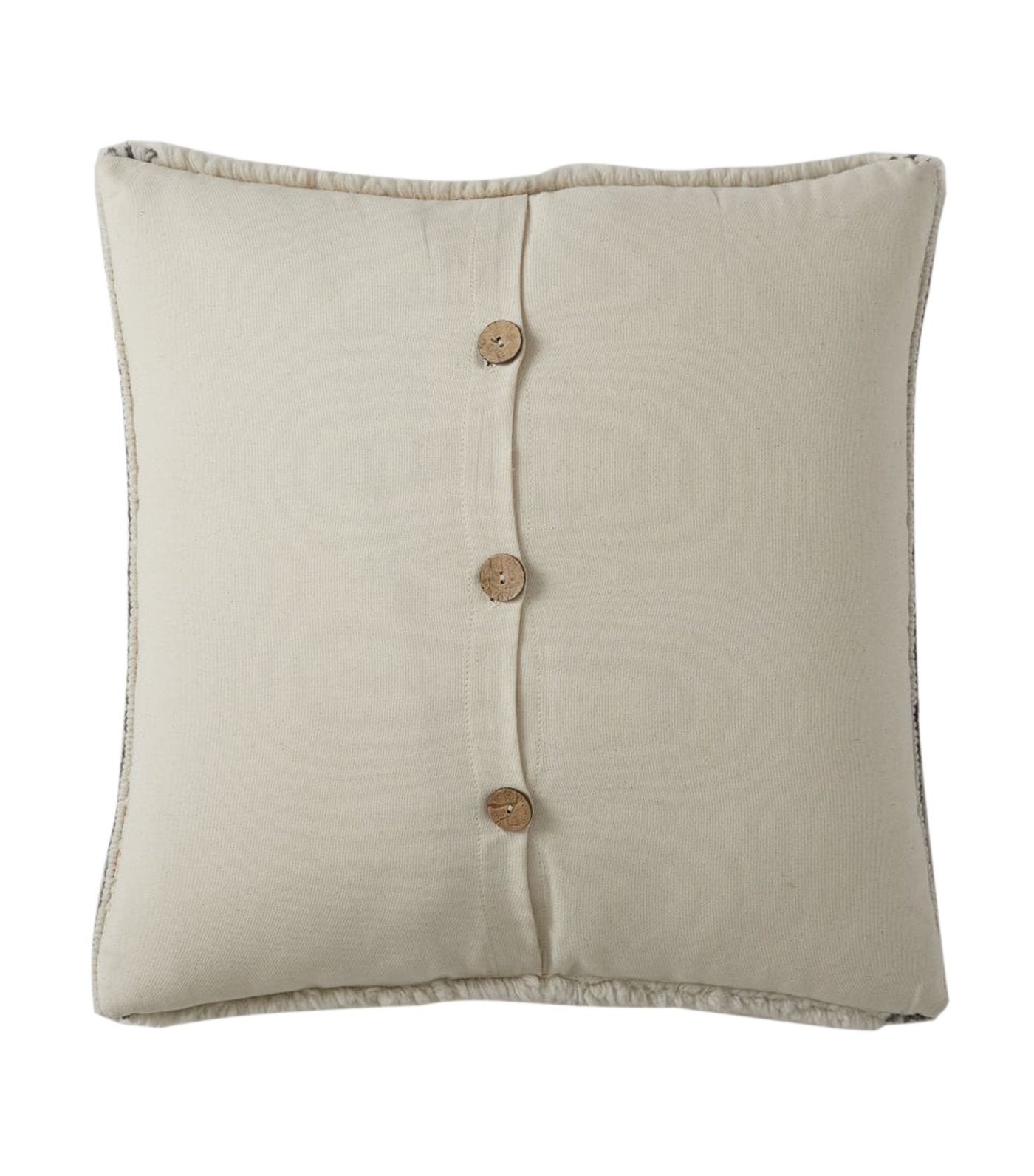 west elm Simple Broken Stripe Shag Pillow Cover