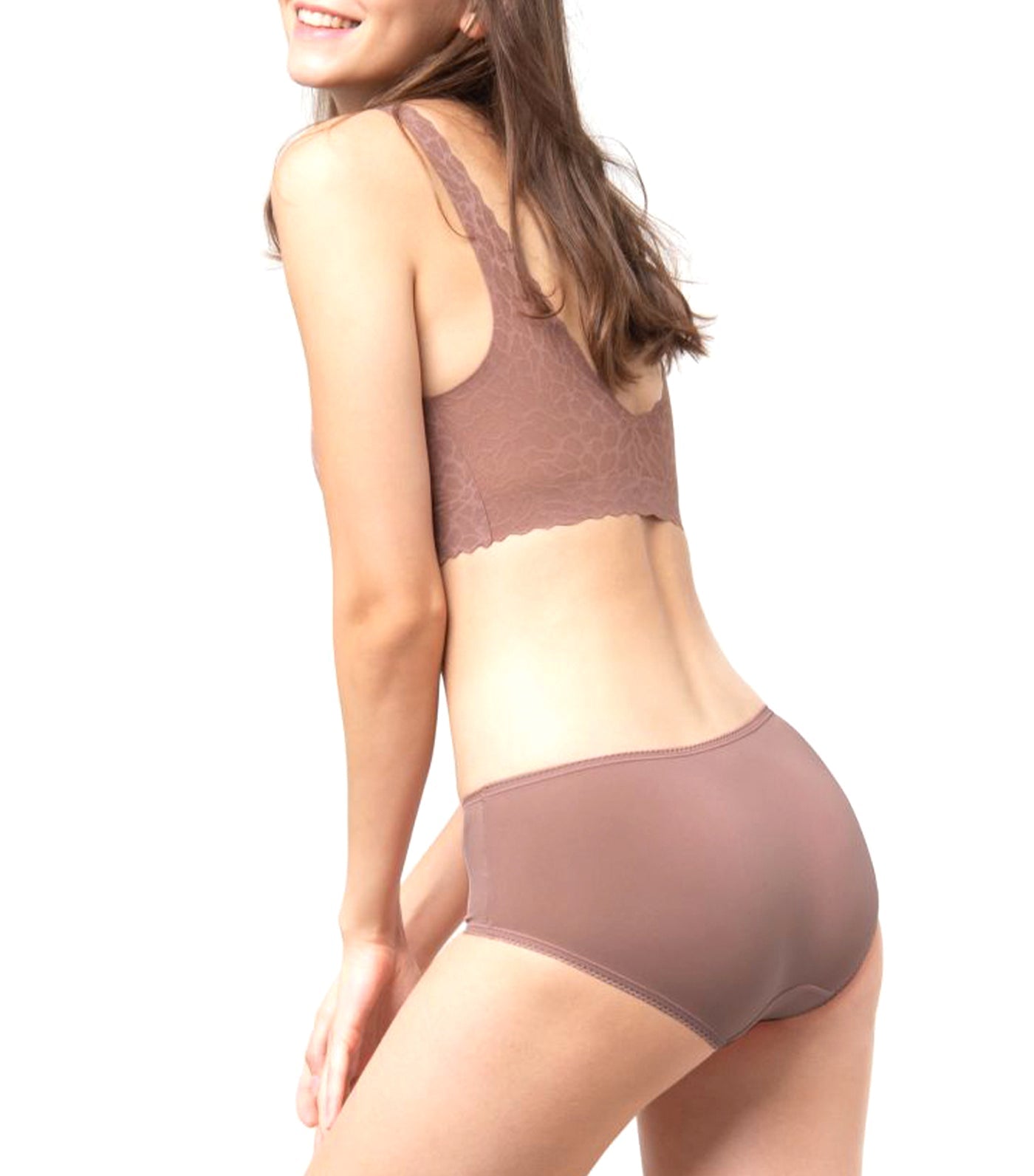 Sloggi ZeroFeel Lace Seamless Top Spazz Cacao