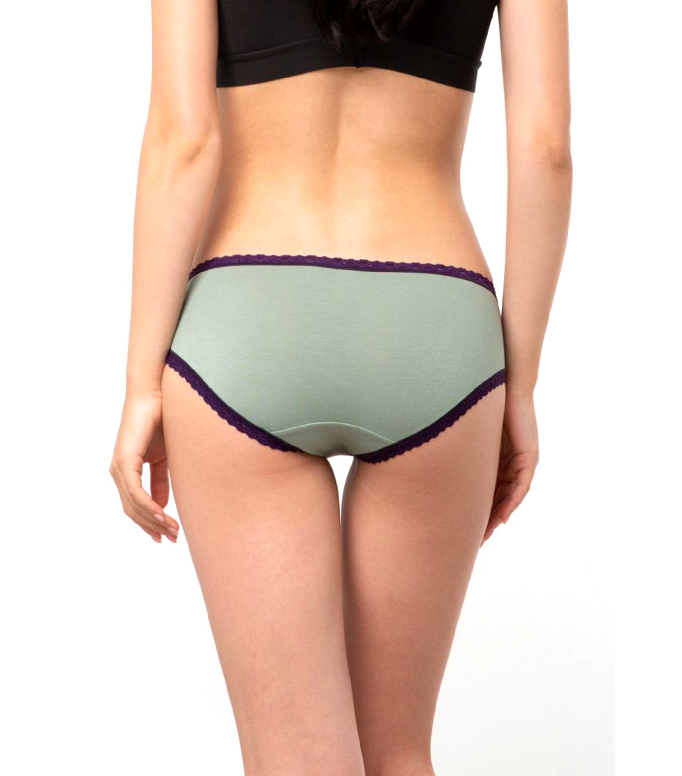 sloggi Weekend 3pc Panty Pack Assorted Purple, Green, and White