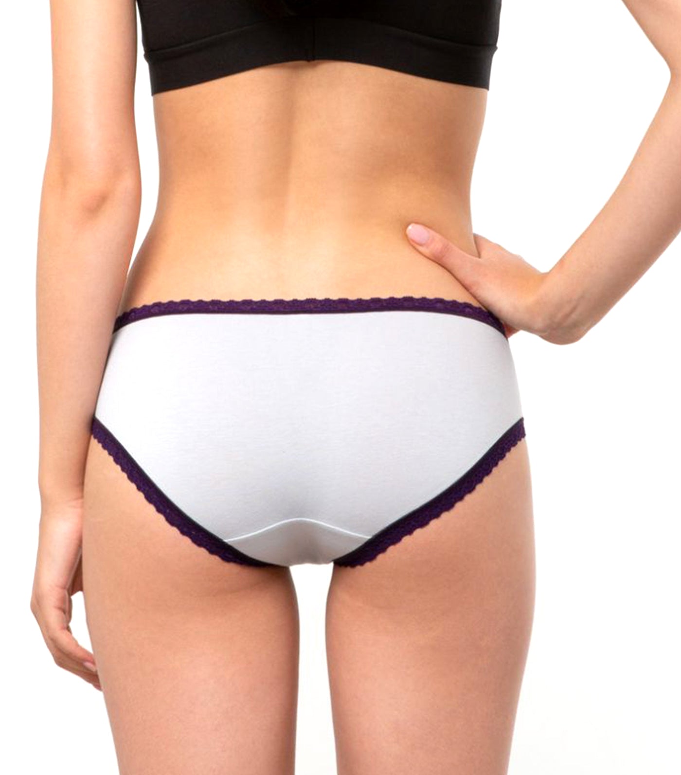 sloggi Weekend 3pc Panty Pack Assorted Purple, Green, and White
