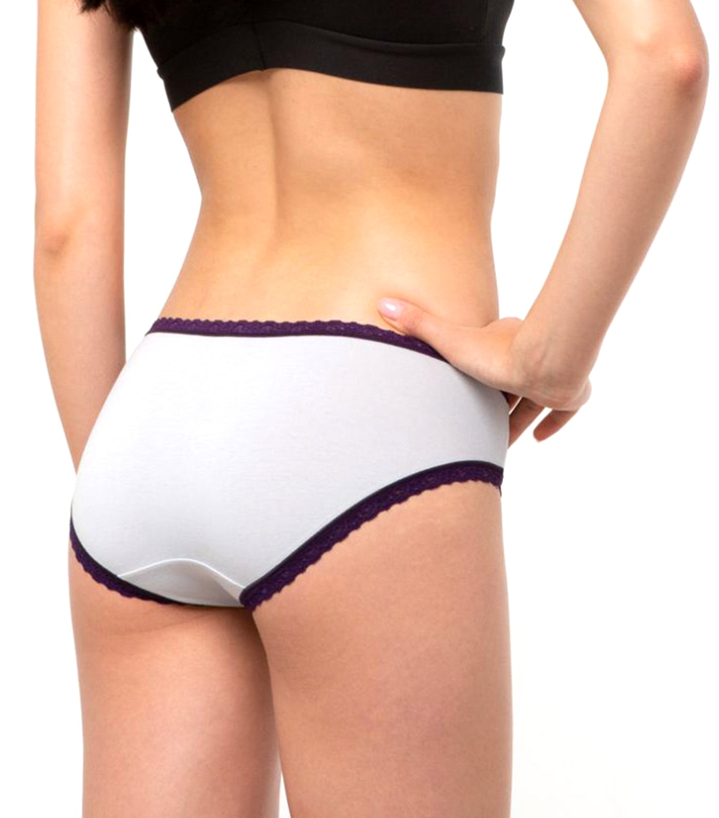 sloggi Weekend 3pc Panty Pack Assorted Purple, Green, and White