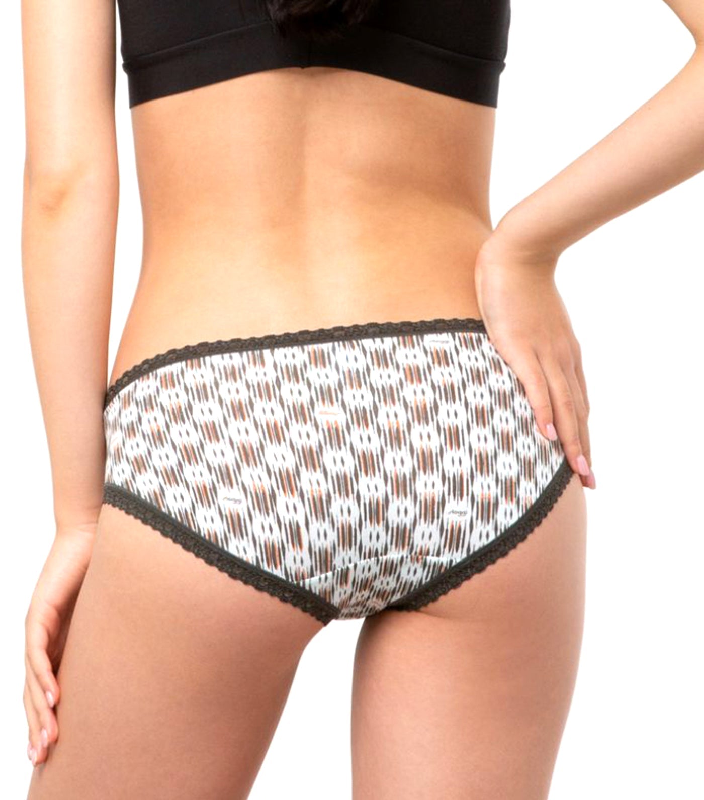 sloggi Weekend 3pc Panty Pack Assorted Print and Green