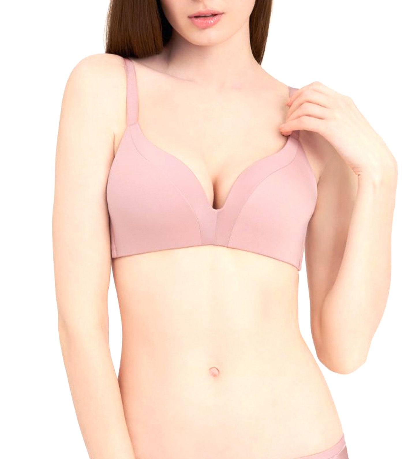 WellBeing Non-Wired Bra Pink