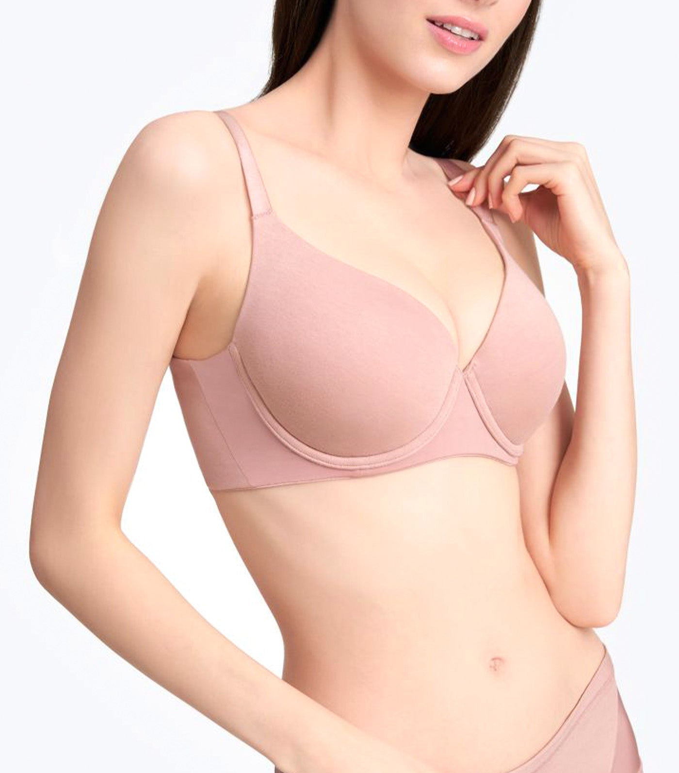 WellBeing Wired Full Cup Bra Pink