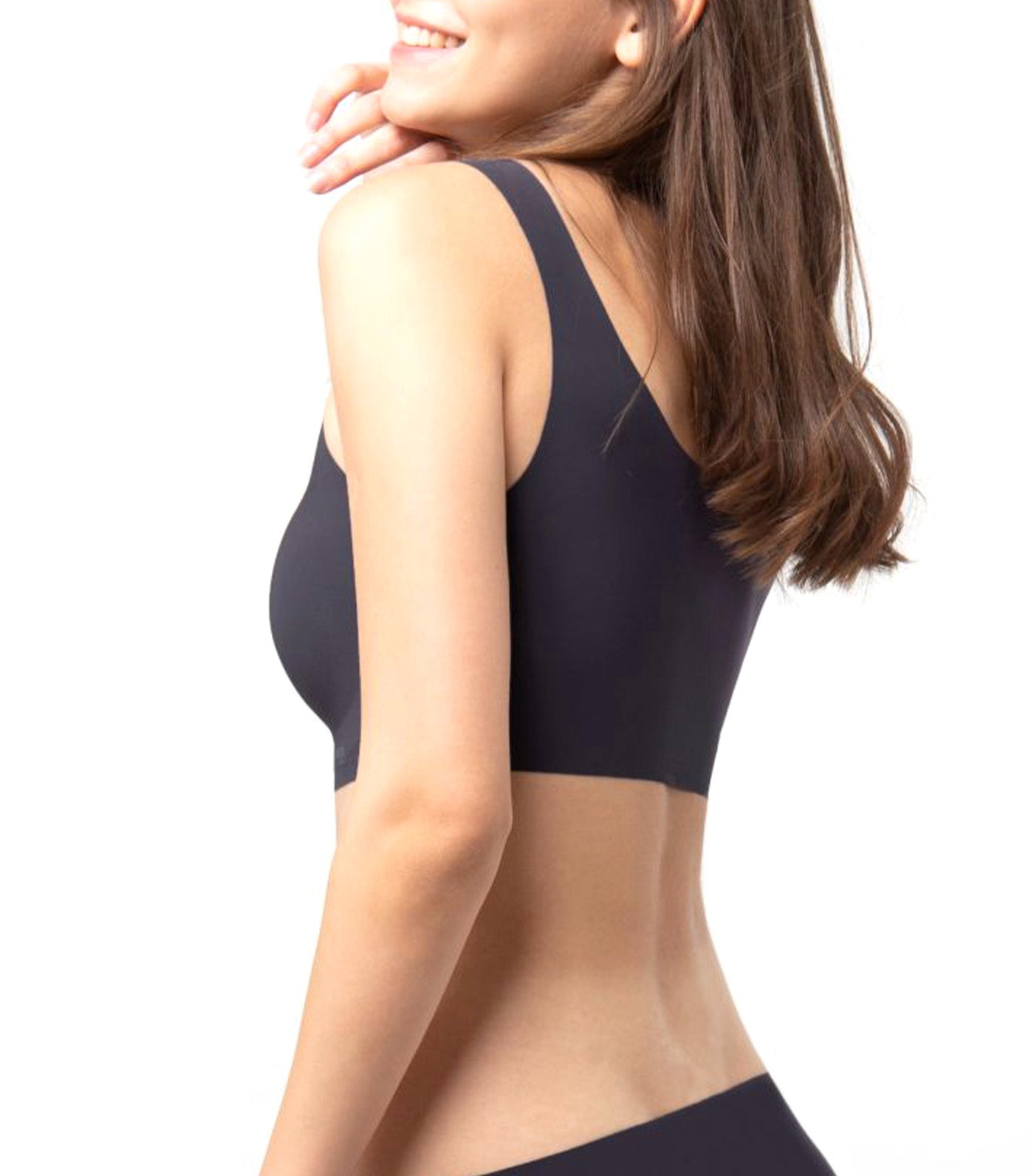 Sloggi ZeroFeel Non-Wired Pull-On Bra Dark Gray