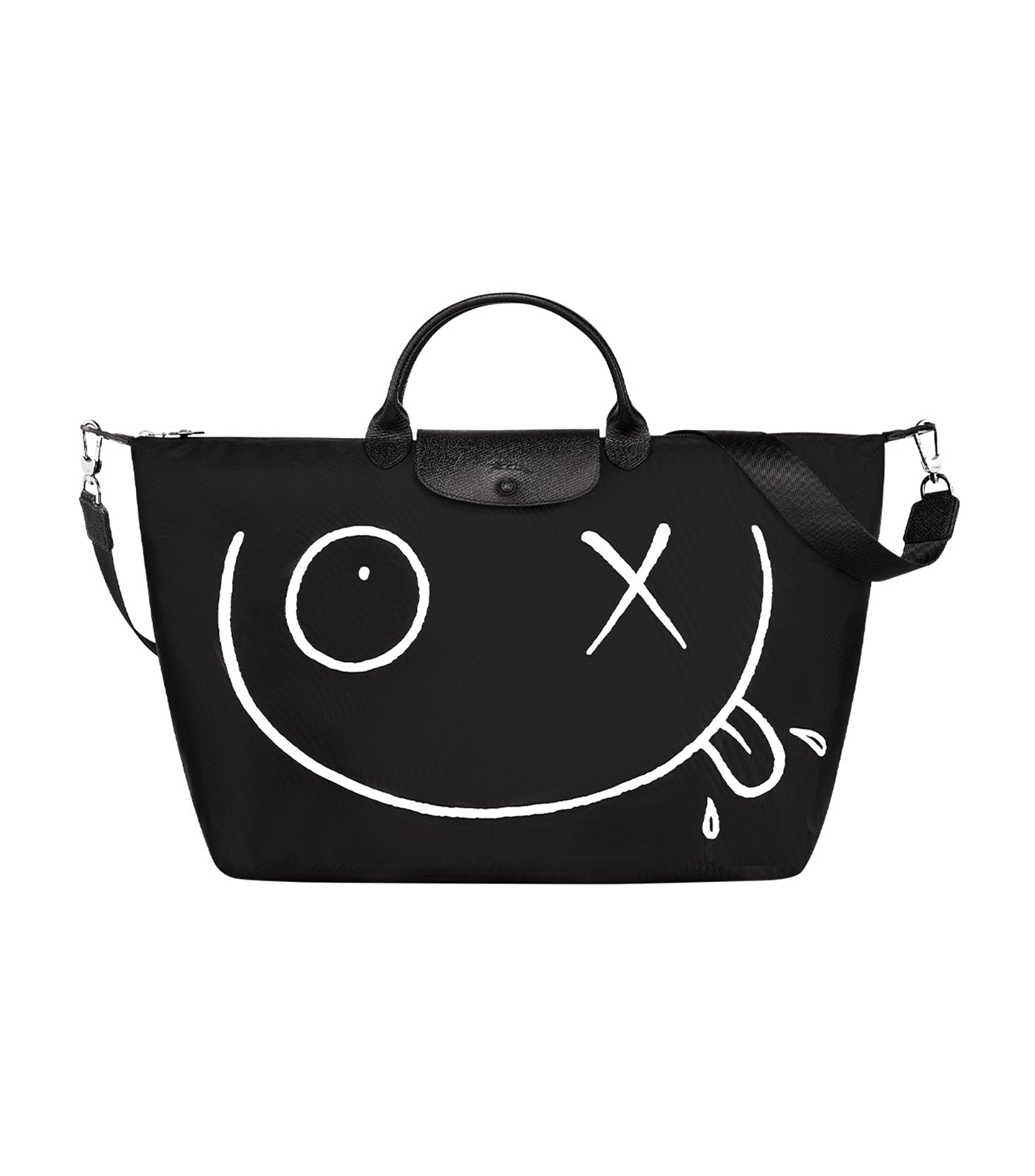 Longchamp x André Travel Bag L Black