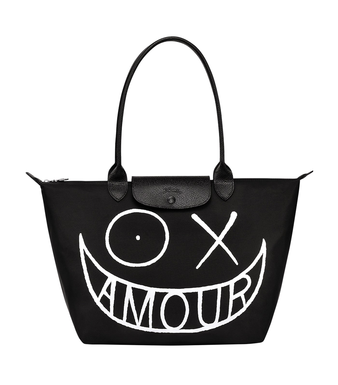 Longchamp x André Shopping Bag L Black