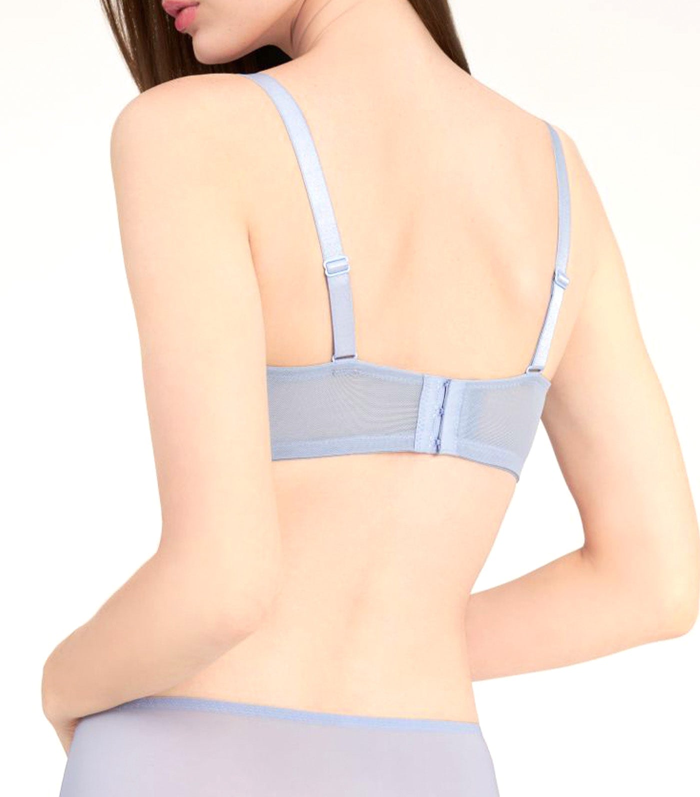 Uplift Foliage NonWired Support Bra Blue Note