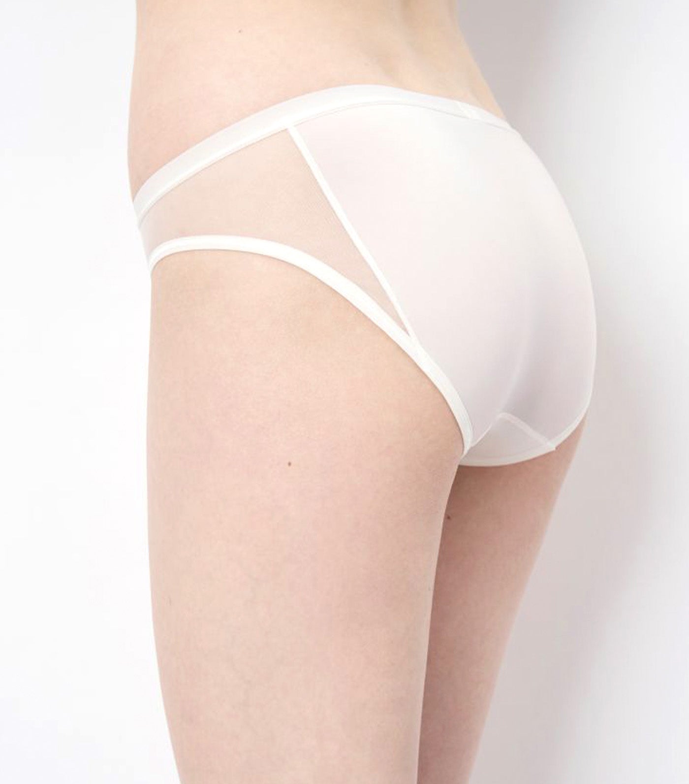 Inside-Out Mini Panty White