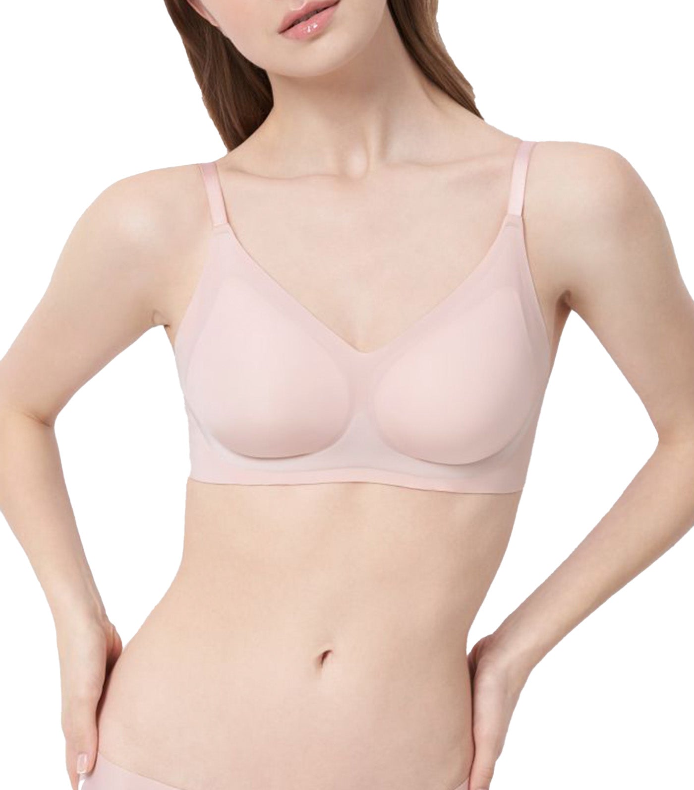 You Size NonWired Easy Sizing Bra Baby Pink