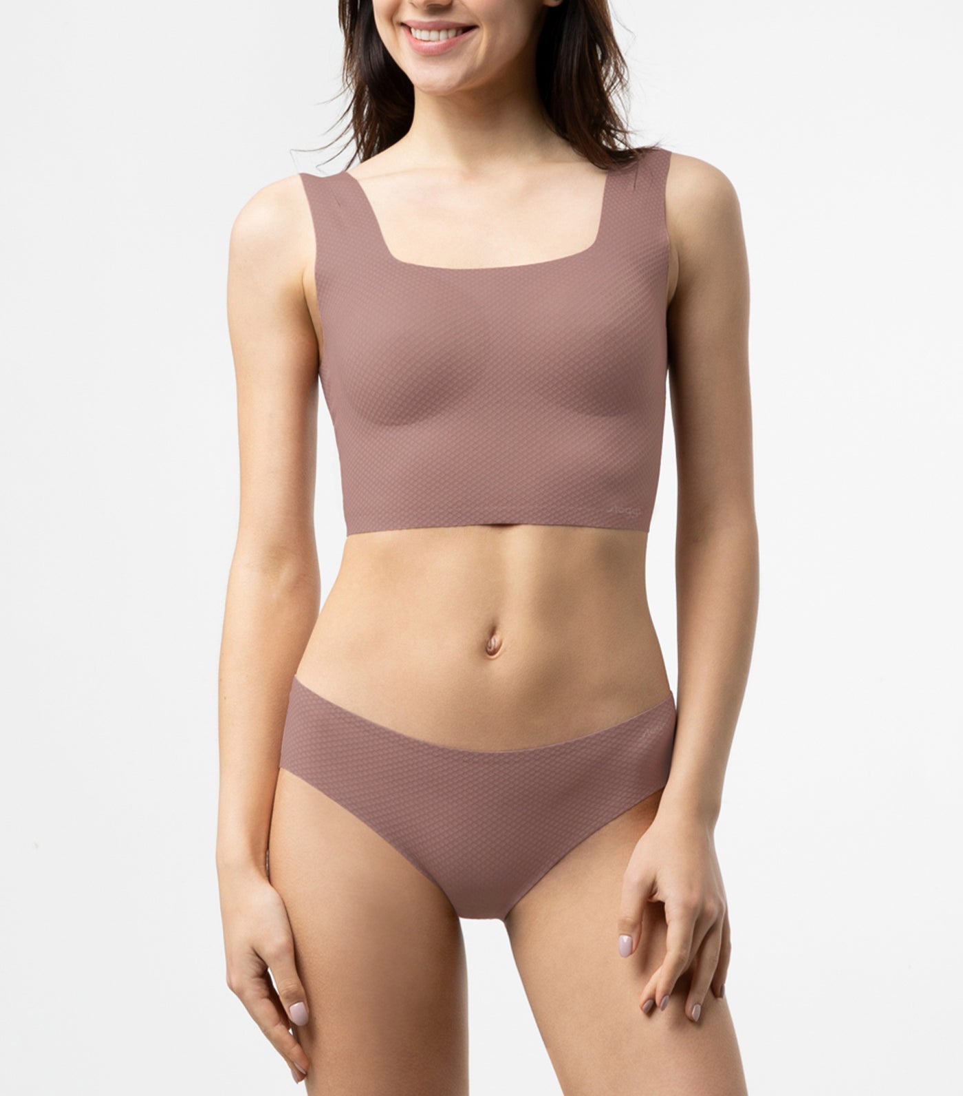 FEEL FLOW NonWired PullOn Top Dark Brown