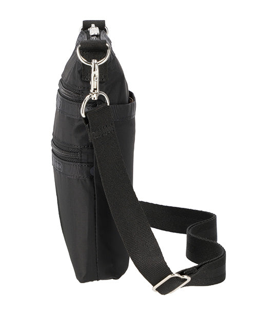 3 Zip Crossbody Recycled Black