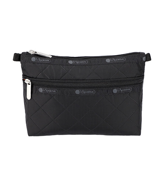 Cosmetic Clutch Black Deboss