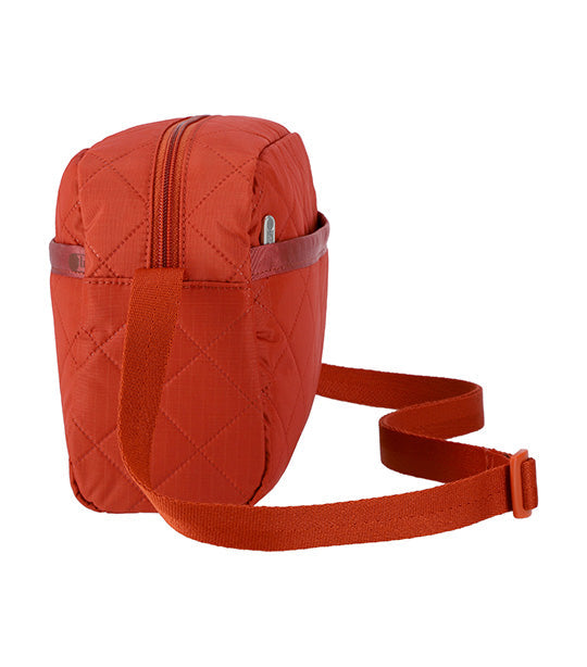 Daniella Crossbody Cinnebar Deboss