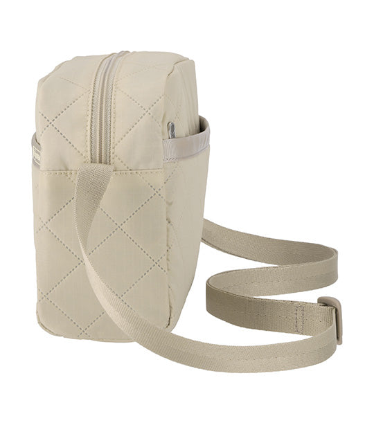 Daniella Crossbody Travertine Deboss