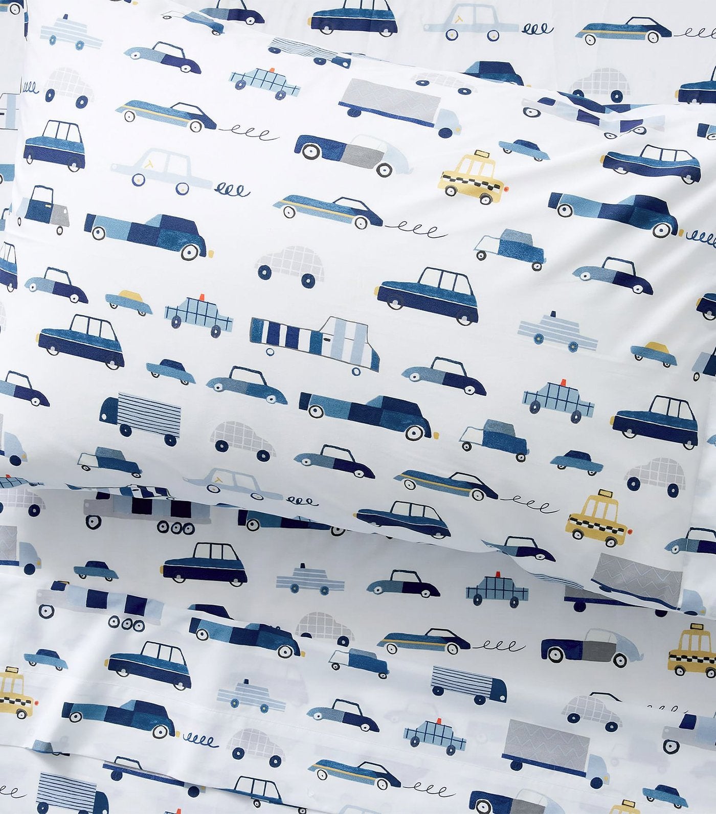 pottery barn kids noah transportation glow-in-the-dark sheet set