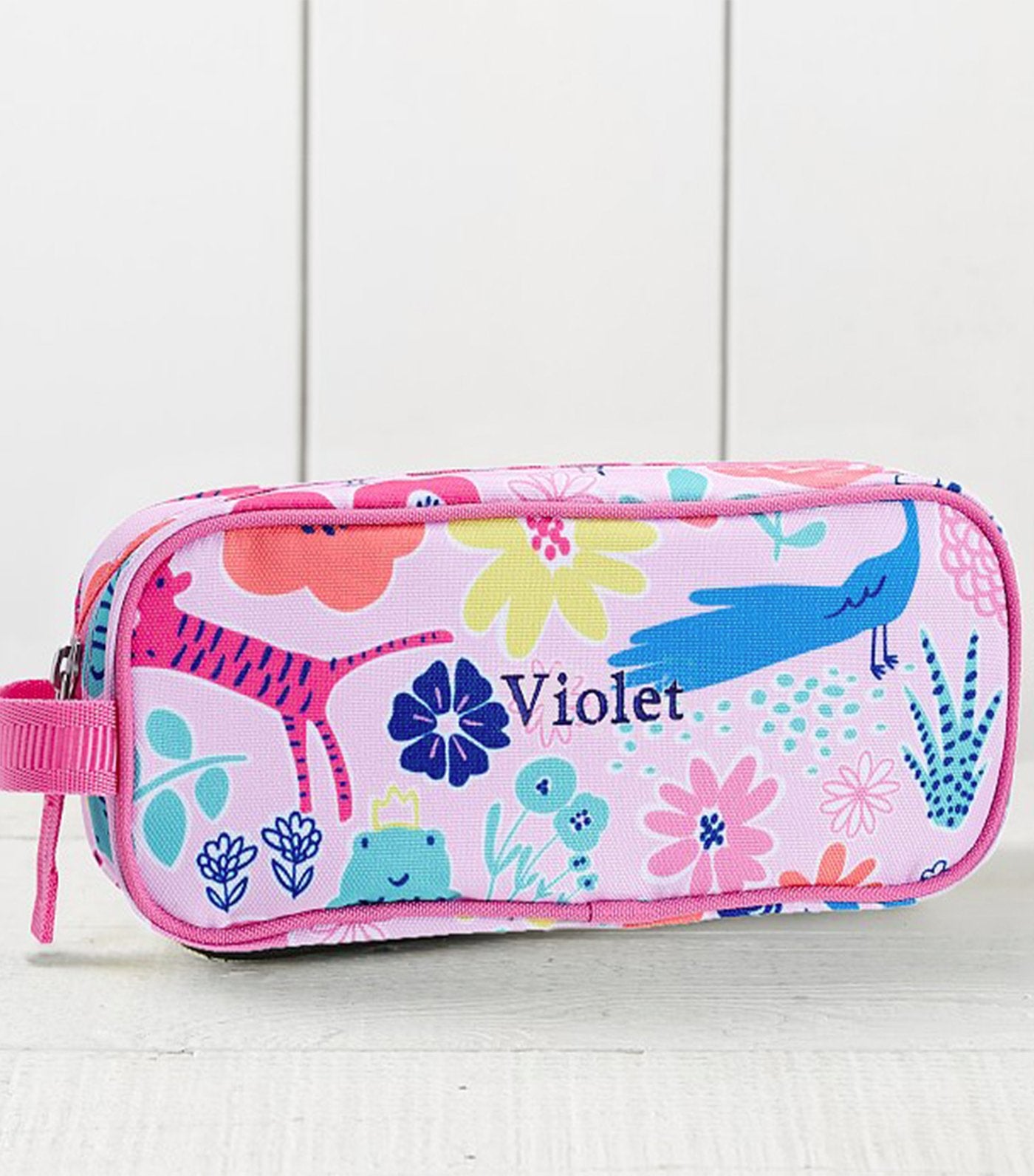 pottery barn kids mackenzie pink sasha's garden pencil case