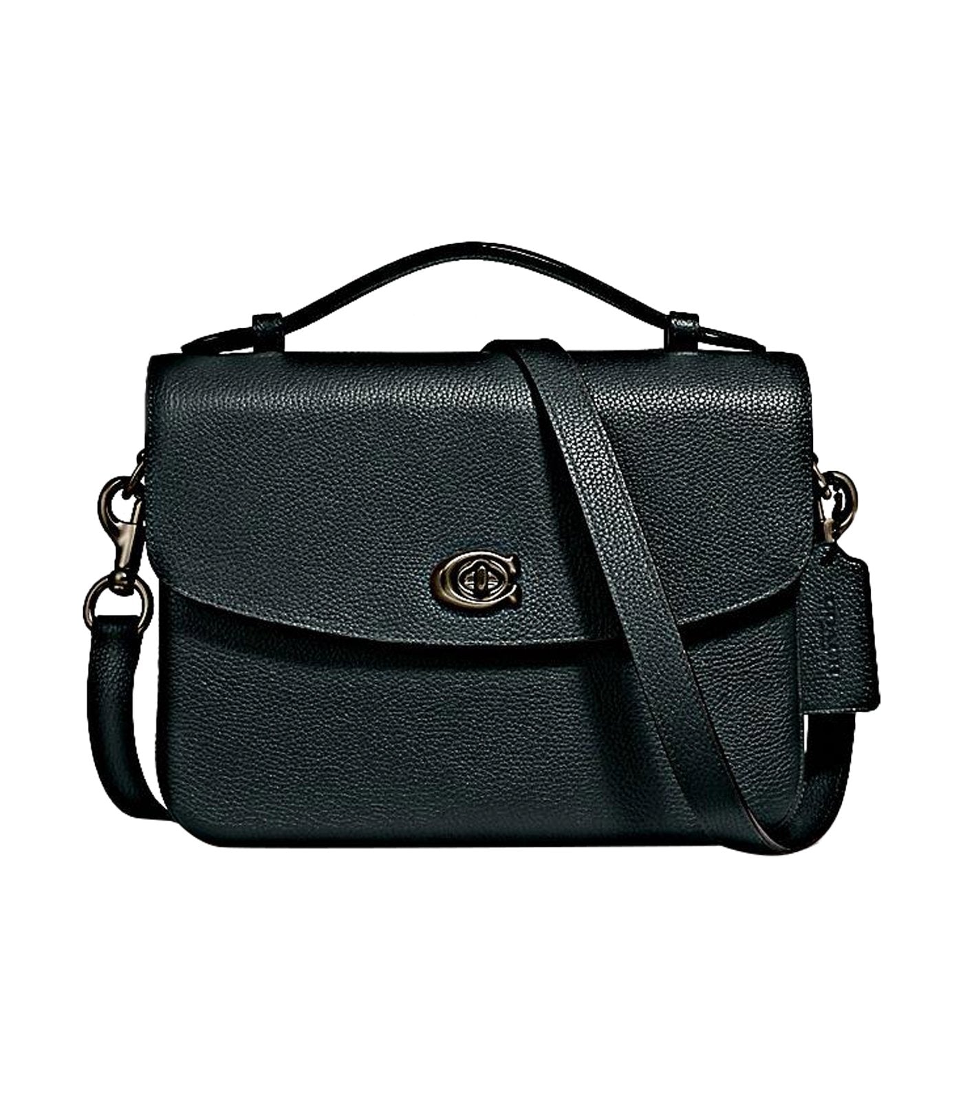 Cassie Leather Crossbody Bag Pine Green