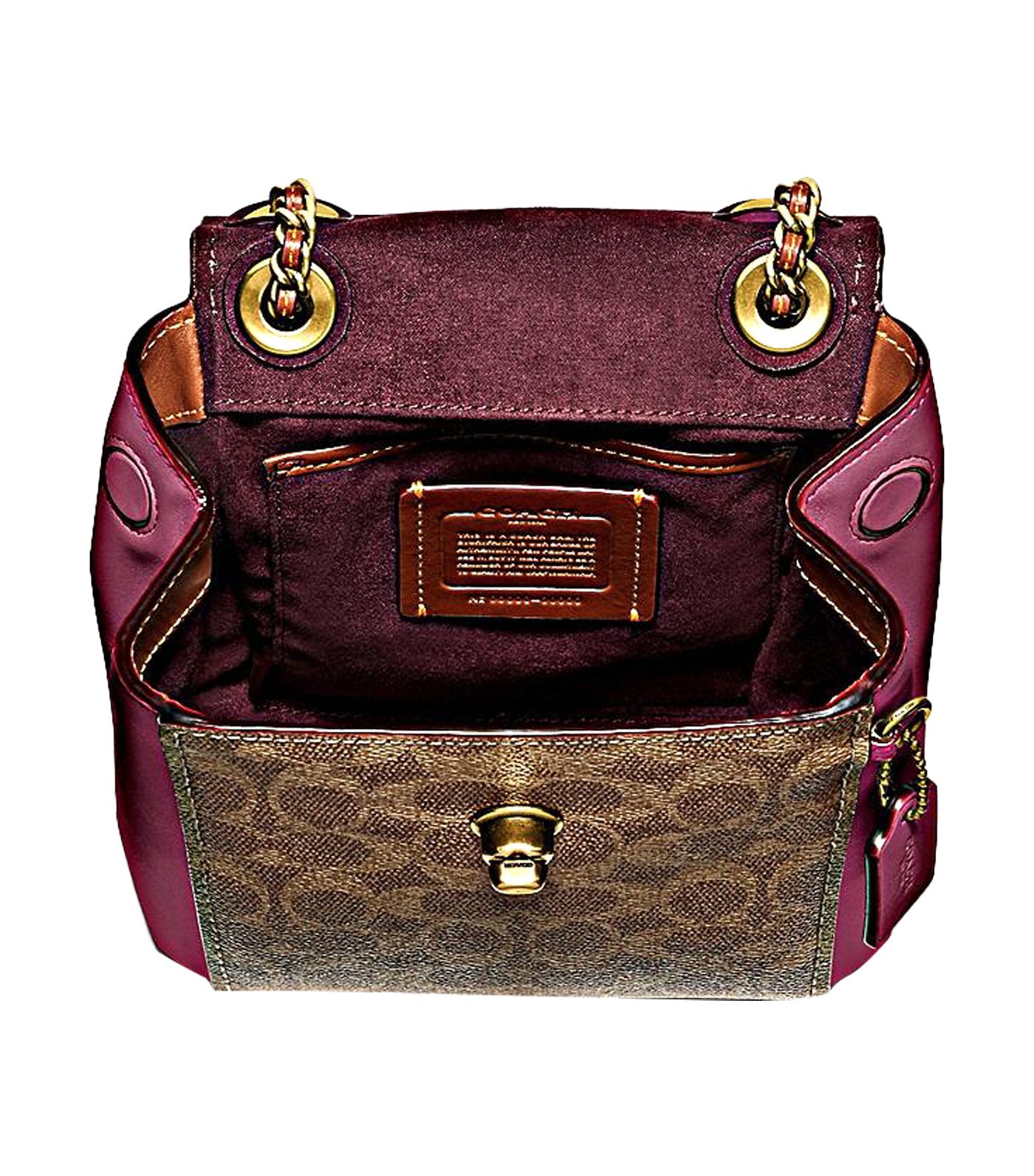 Parker Convertible Signature Canvas Backpack 16 Dusty Pink