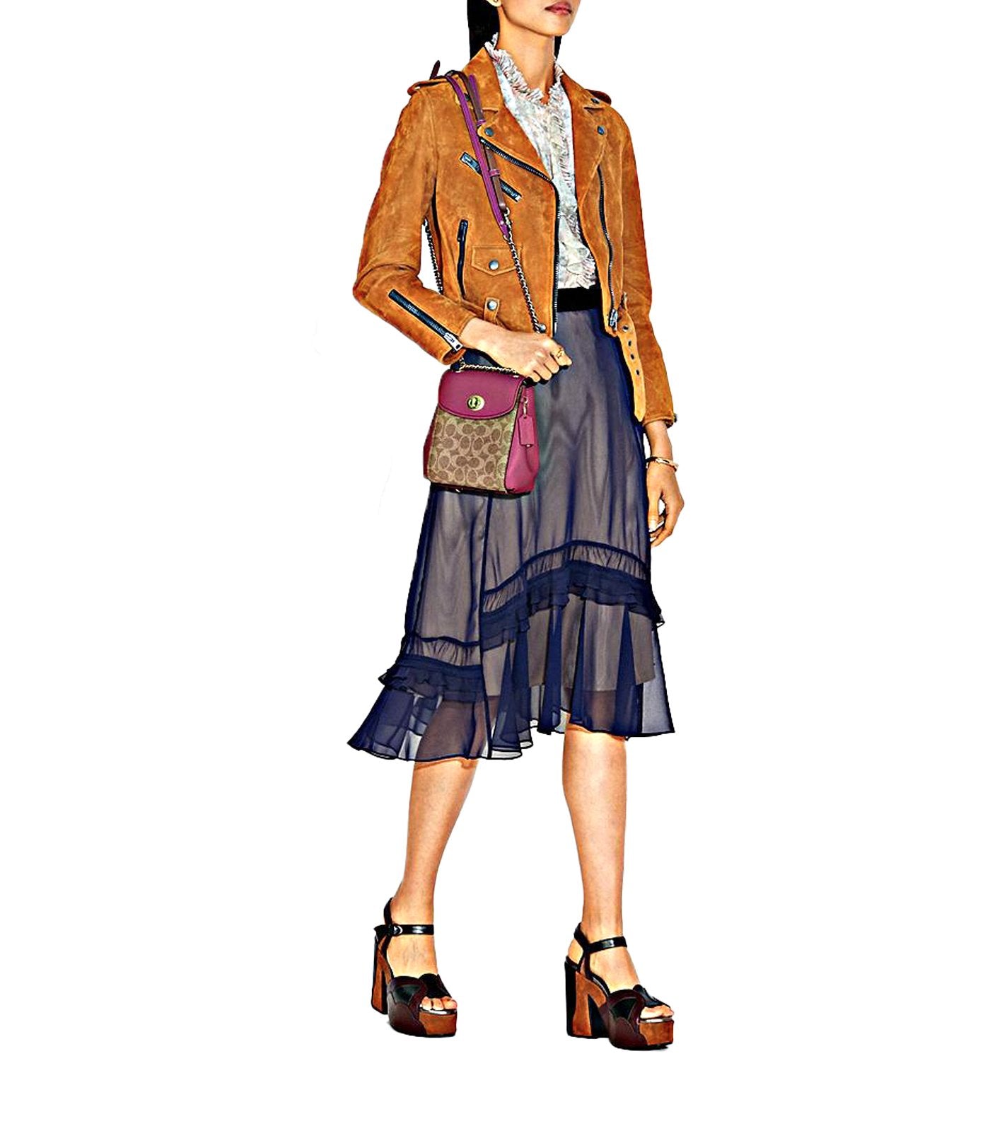 Parker Convertible Signature Canvas Backpack 16 Dusty Pink