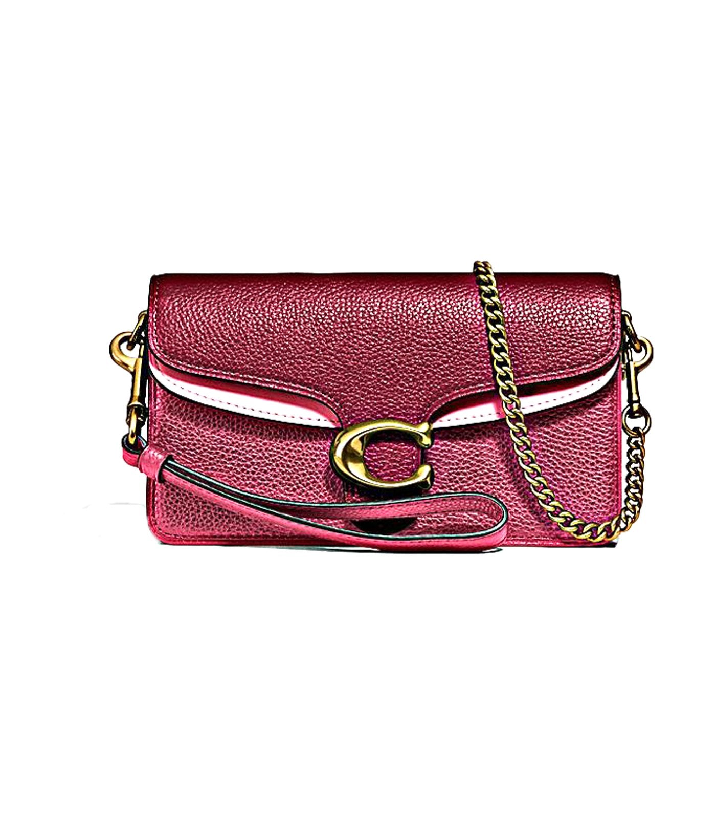 Tabby Leather Crossbody Bag Dusty Pink