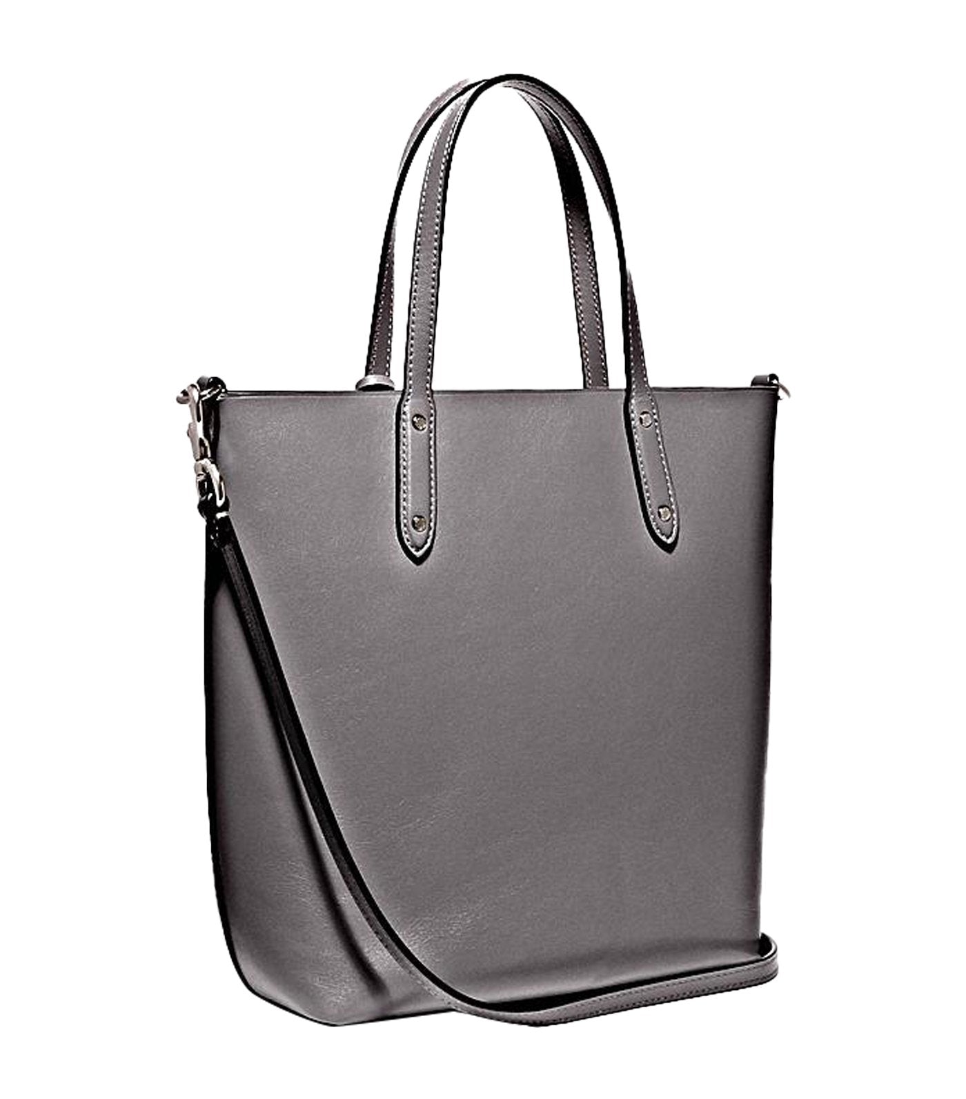 Central Shopper Tote Gunmetal and Heather Gray