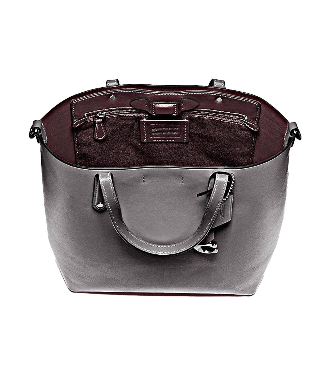 Central Shopper Tote Gunmetal and Heather Gray