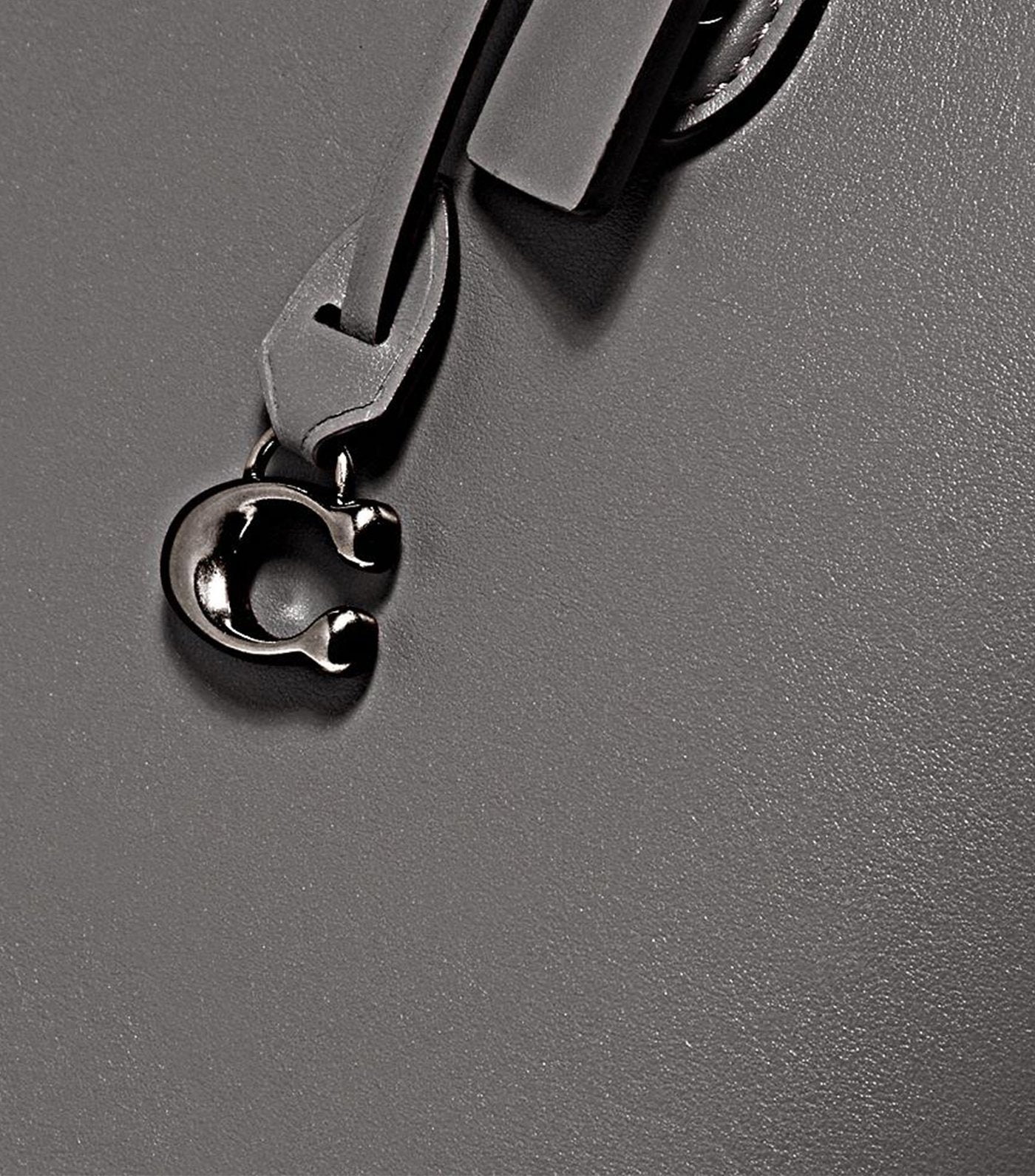 Central Shopper Tote Gunmetal and Heather Gray