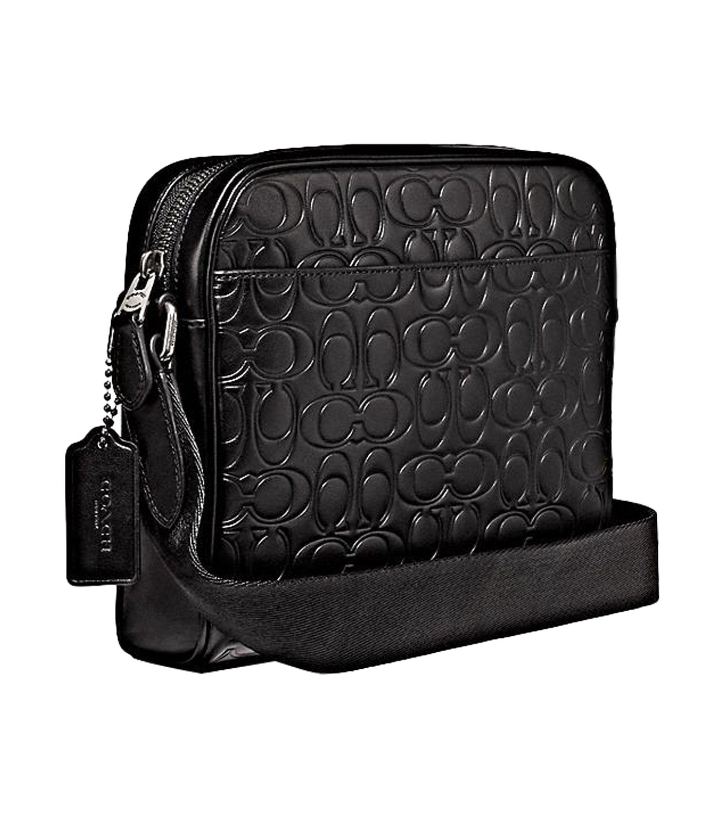 Metropolitan Signature Leather Camera Bag Black