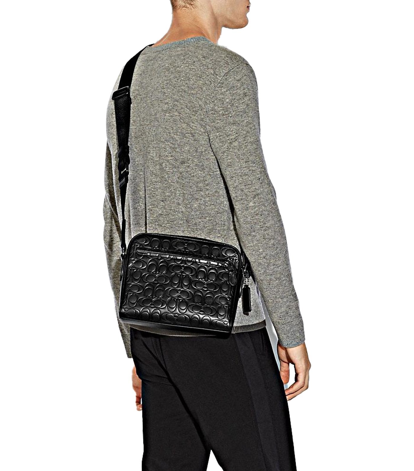 Metropolitan Signature Leather Camera Bag Black