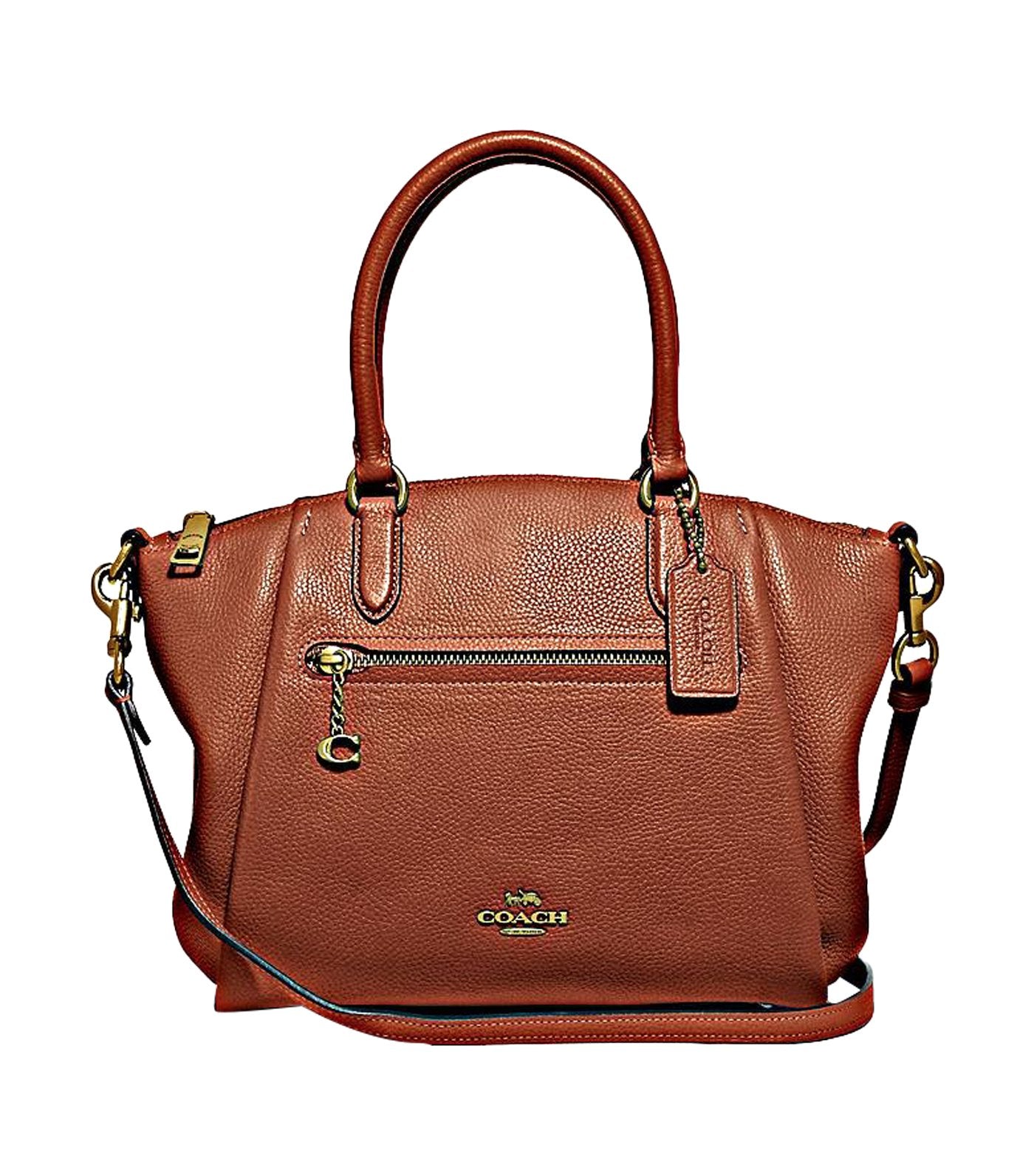 Elise Leather Satchel 1941 Saddle