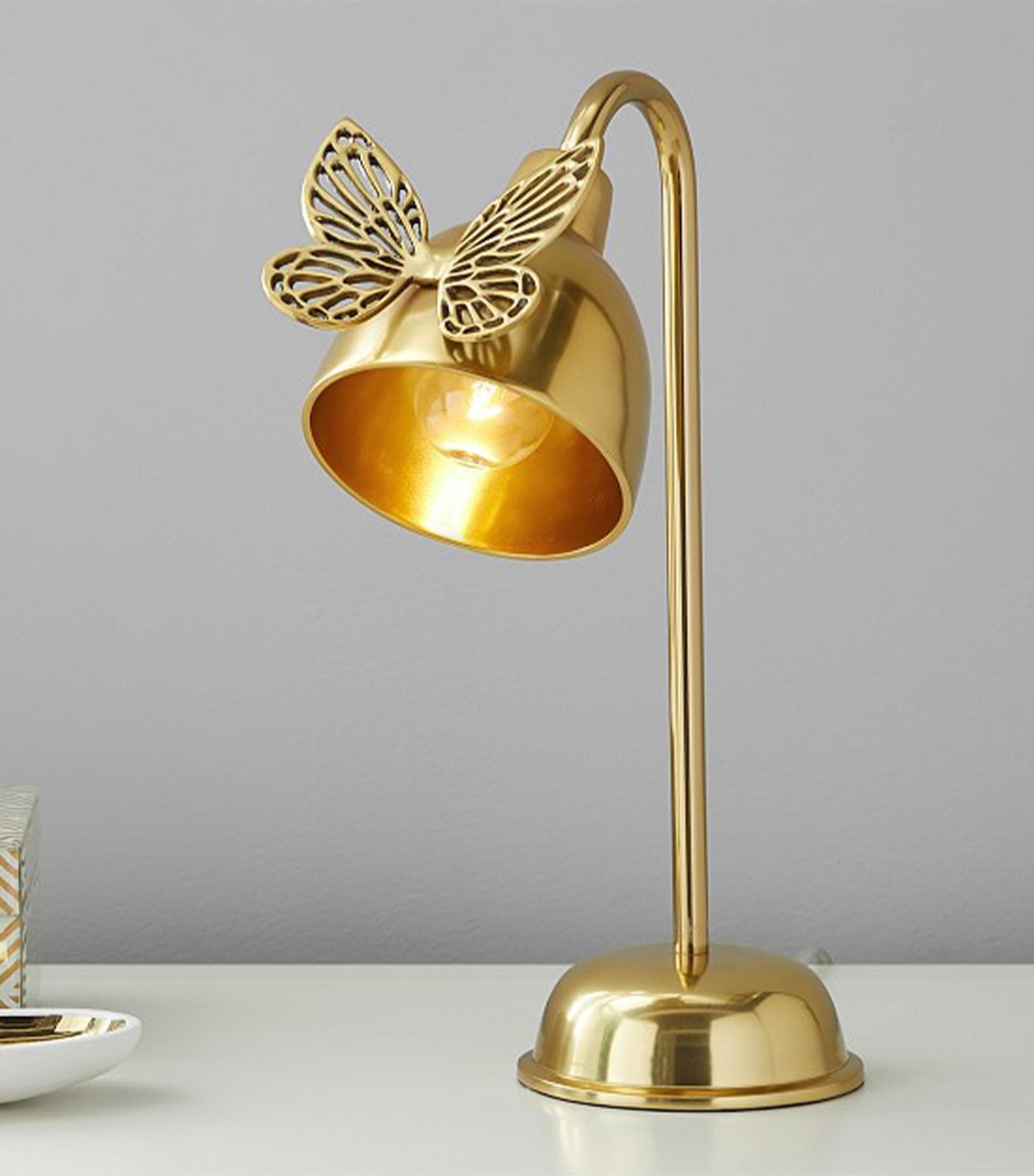 pottery barn kids butterfly wings task lamp