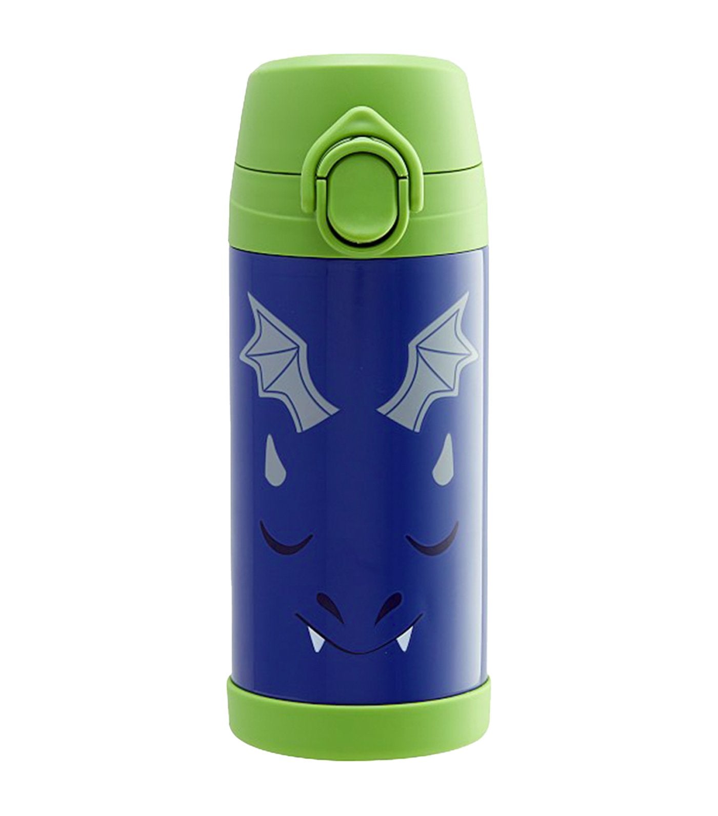 pottery barn kids mackenzie green dragon critter water bottle