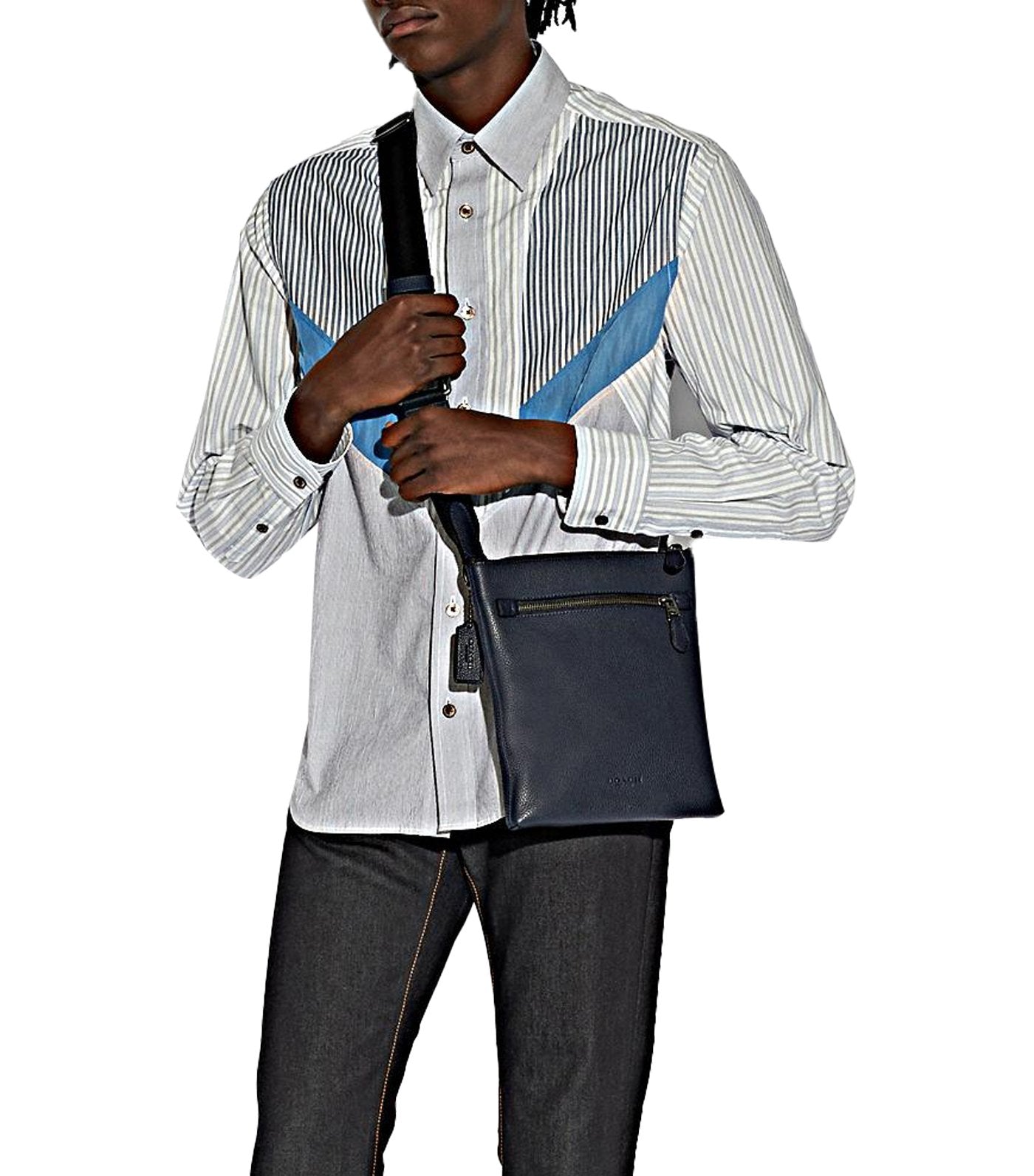 Metropolitan Soft Leather Small Messenger Midnight