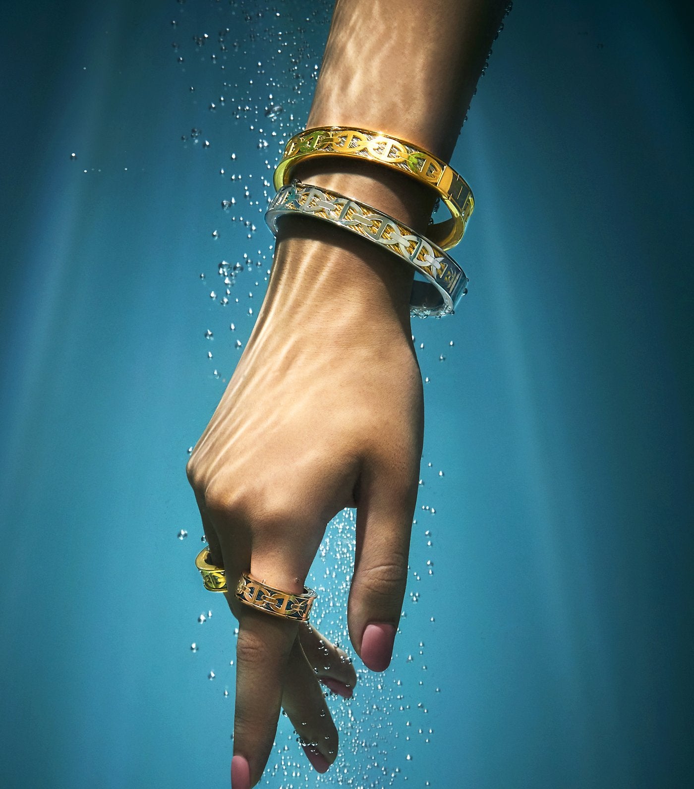 Bangle Forever Marine Yellow Gold