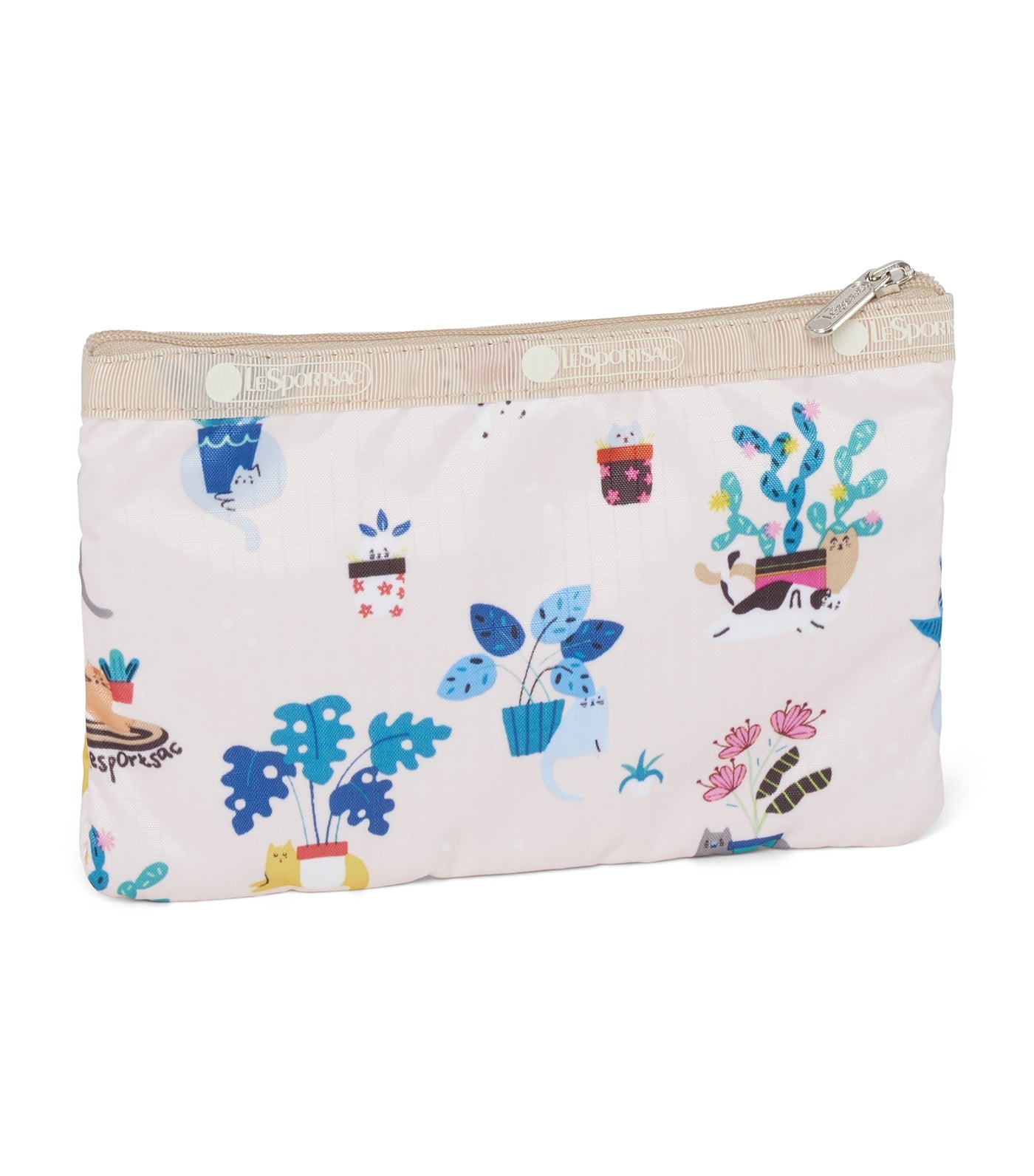3-Zip Cosmetic Bag Comfy Cats