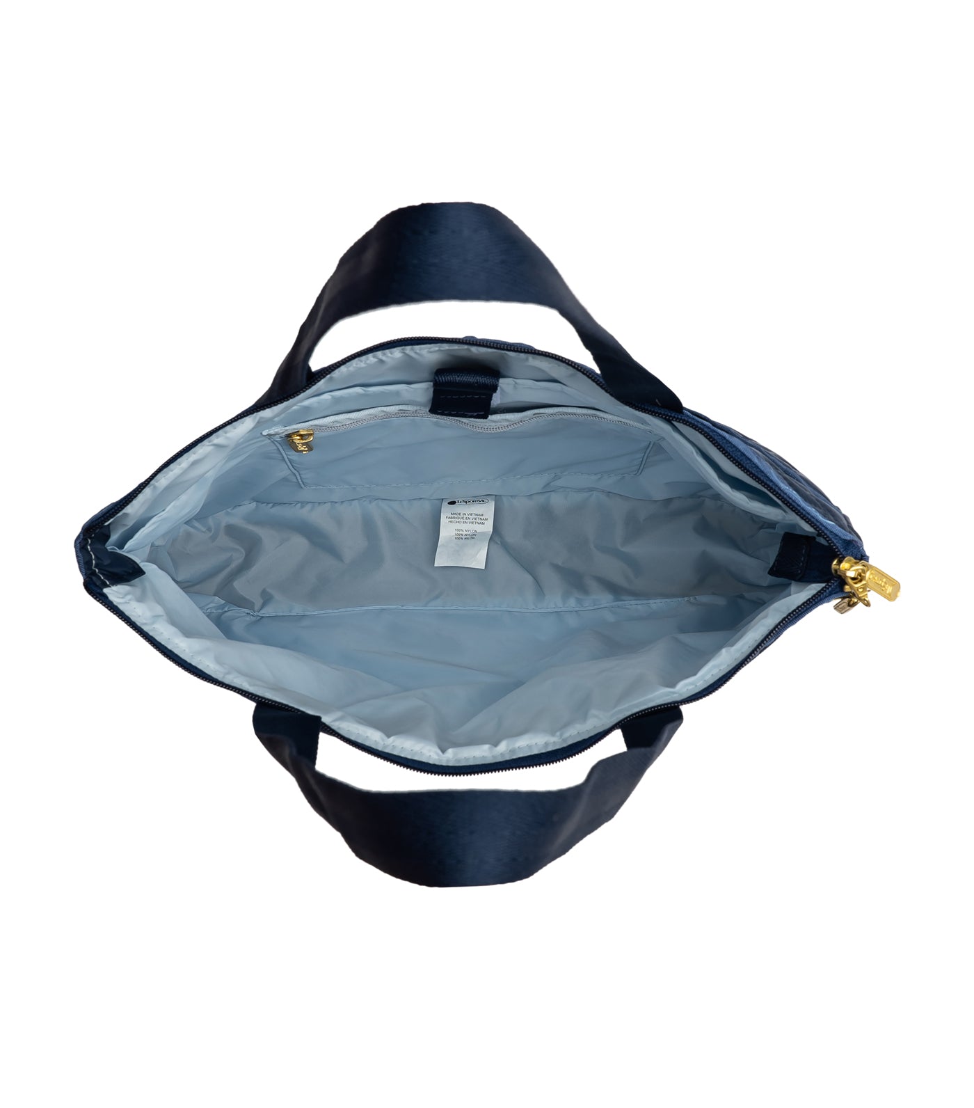 3 Zip Tote Bag Star Deboss