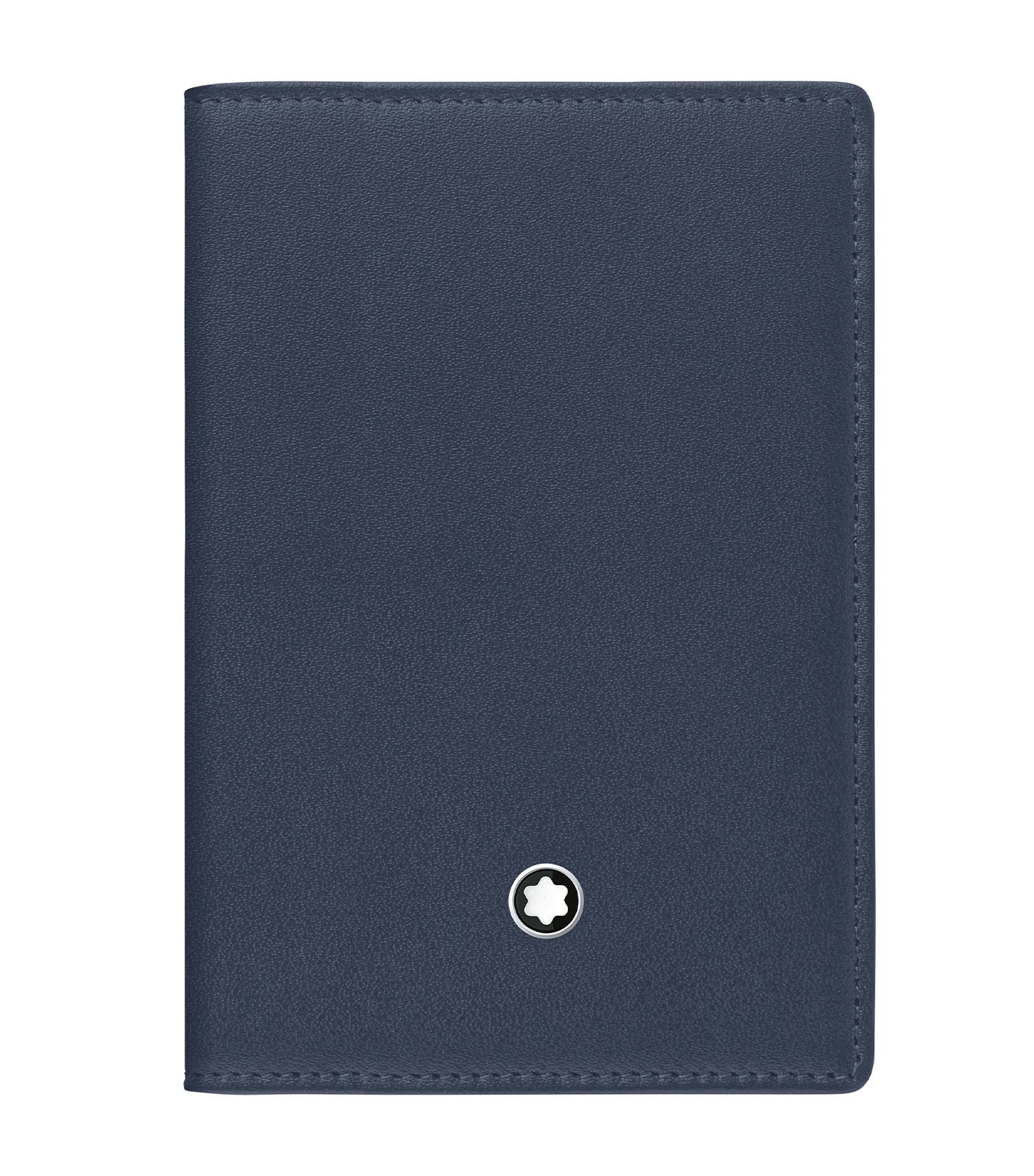 Meisterstück Business Card Holder with Gusset Navy