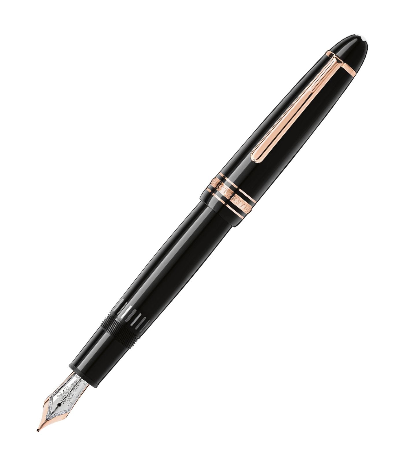 Meisterstück Rose Gold-Coated LeGrand Medium Fountain Pen Black