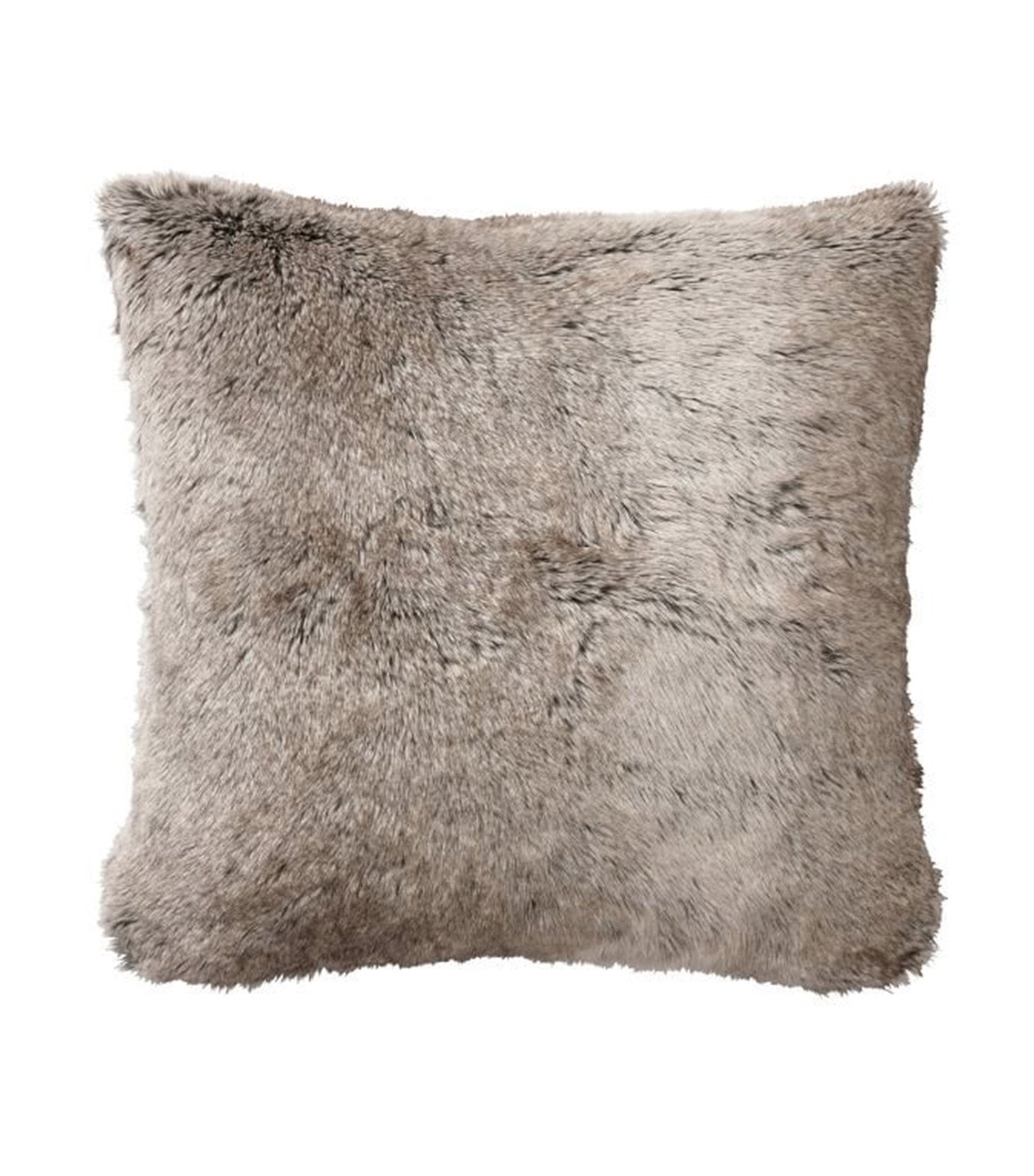 pottery barn faux fur gray ombre pillow cover