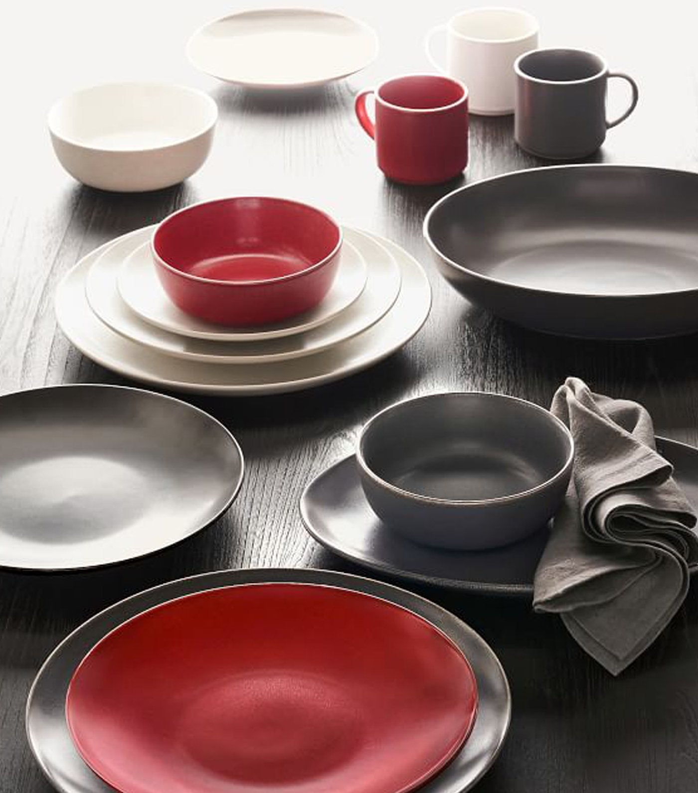 Pottery Barn Mason Dinnerware Collection - Charcoal