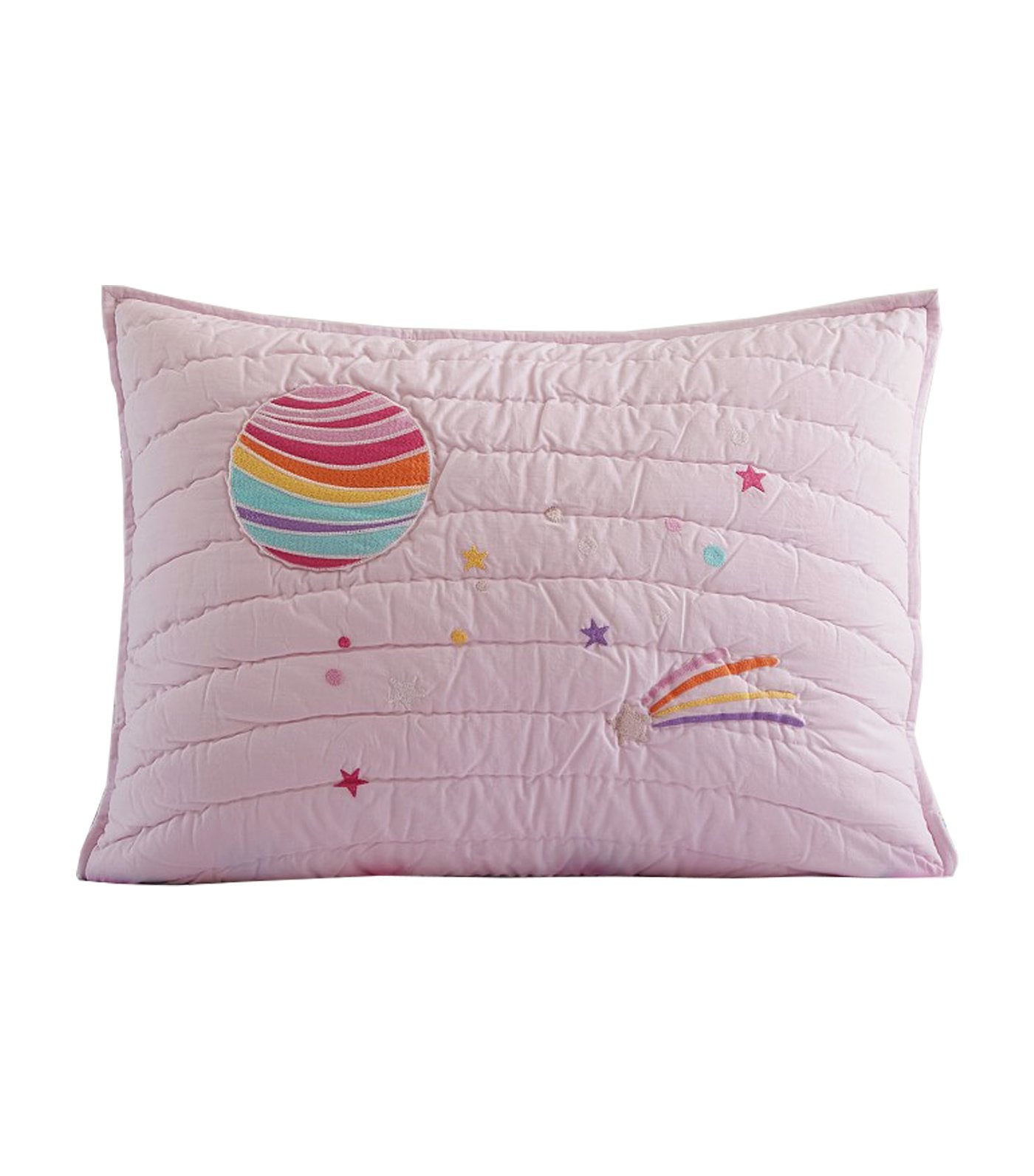 Galaxy Hearts Glow-in-the-Dark Quilt and Standard Sham