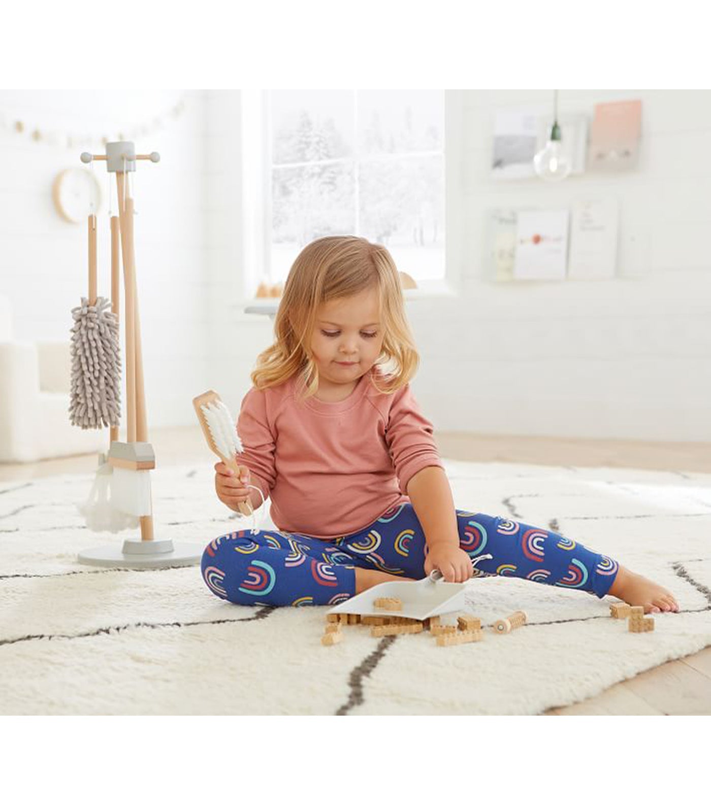 Wooden Cleaning Set