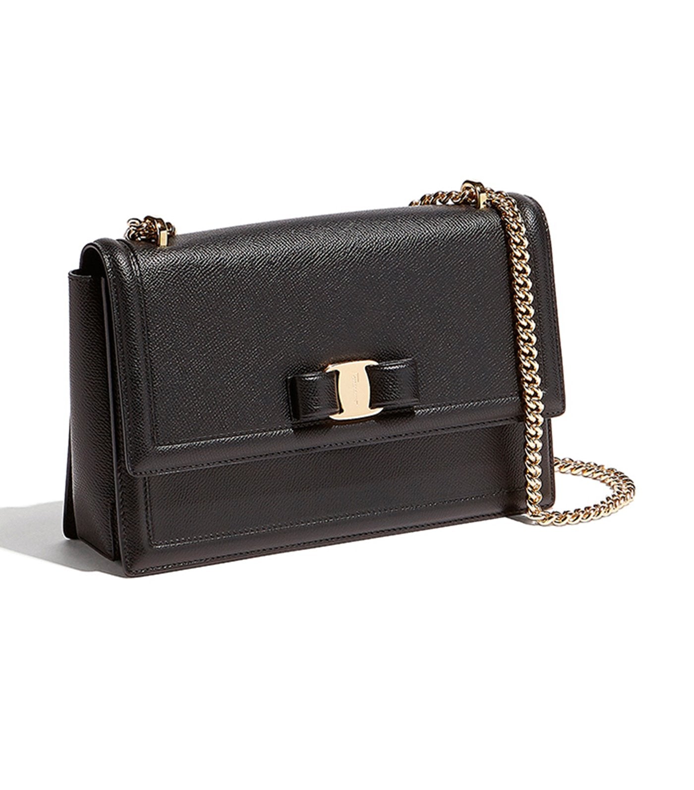 Vara Bow Bag with Front Flap Black