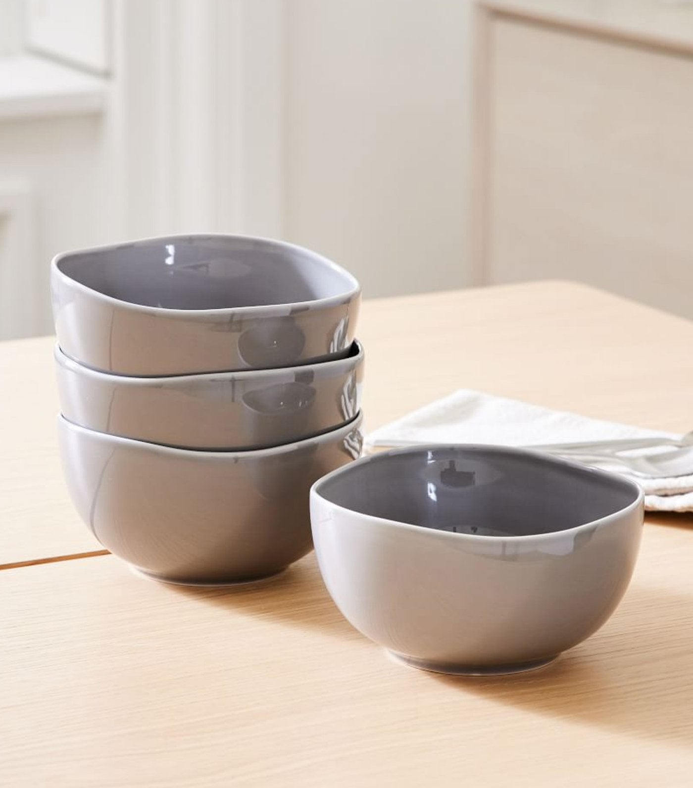 west elm Organic Shaped Dinnerware Collection - Frost Gray