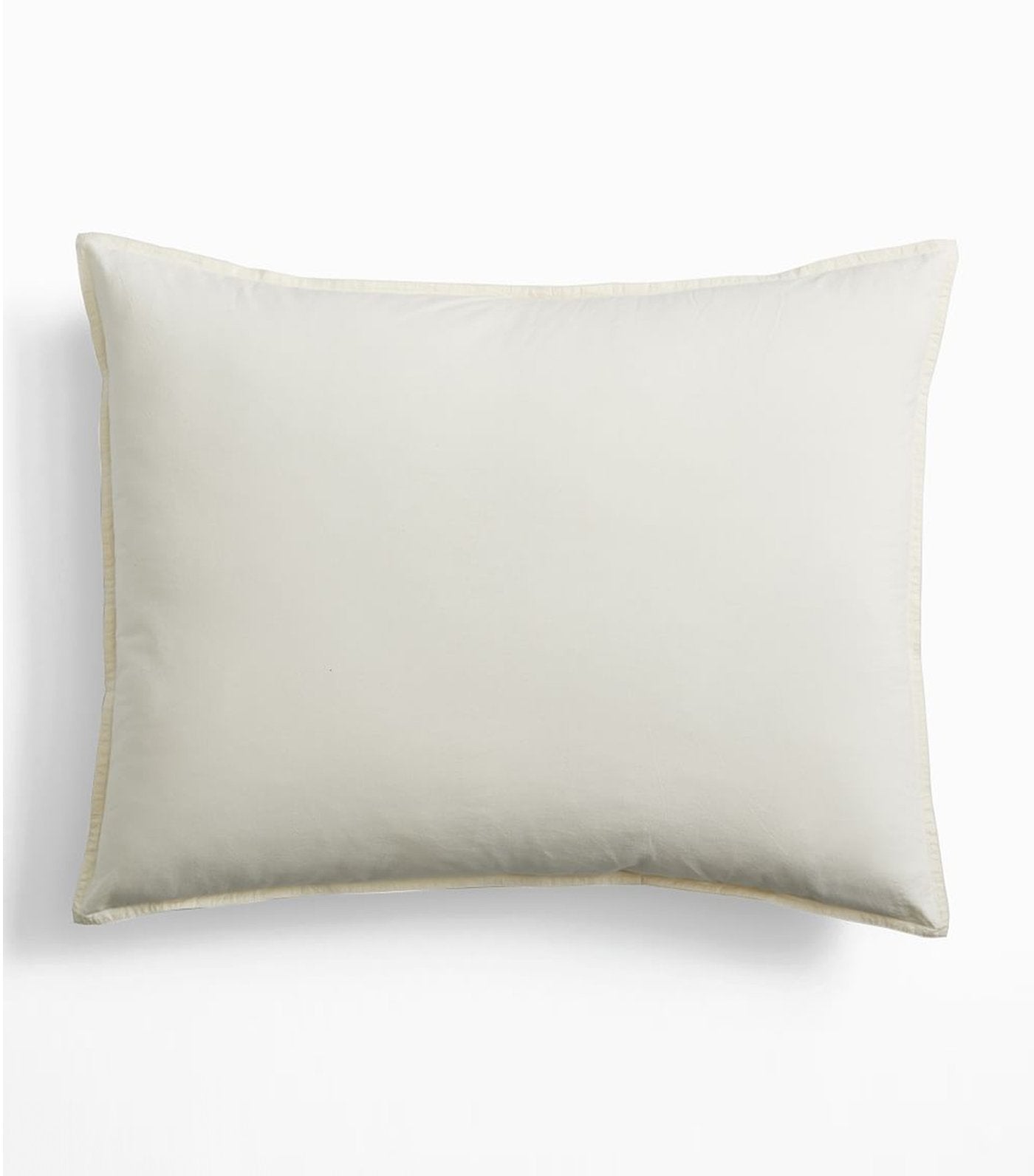 west elm Organic Washed Cotton Duvet Cover & Shams - Ivory